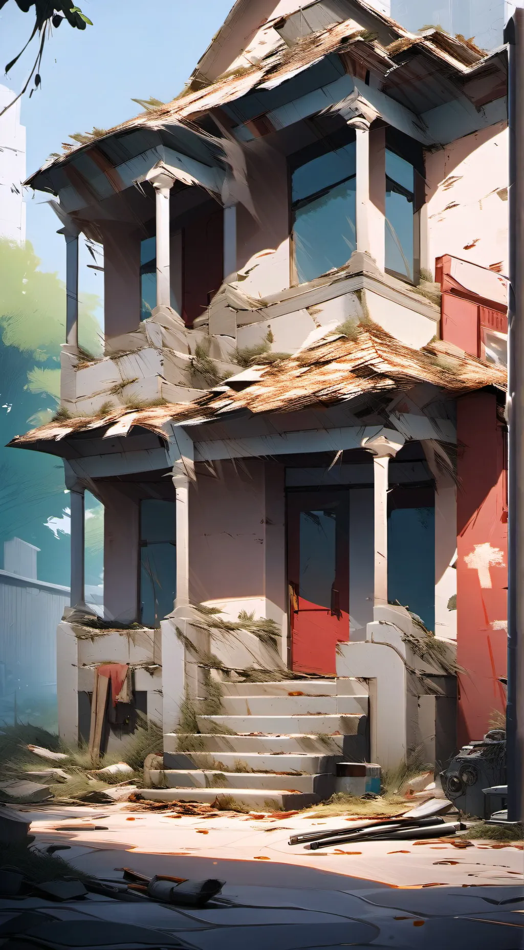 ai character: Gang group background