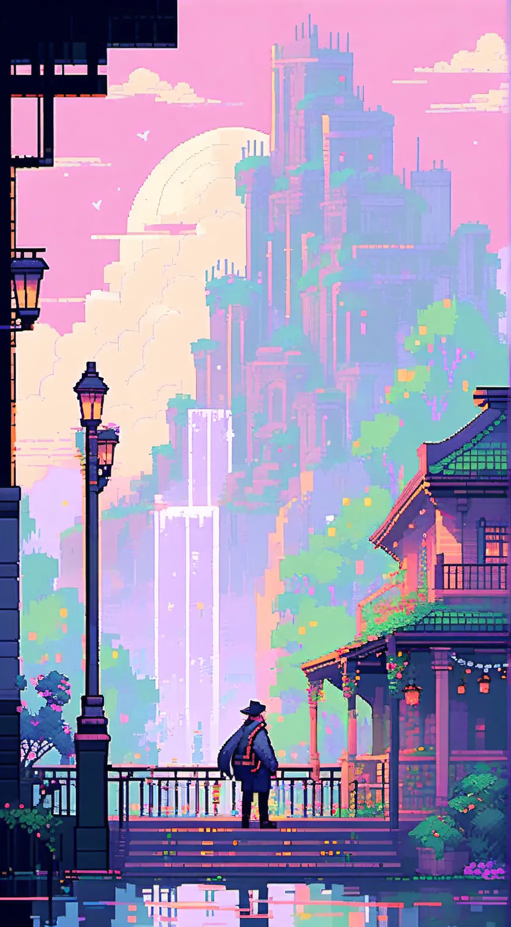 ai character: Candy apple cookie background