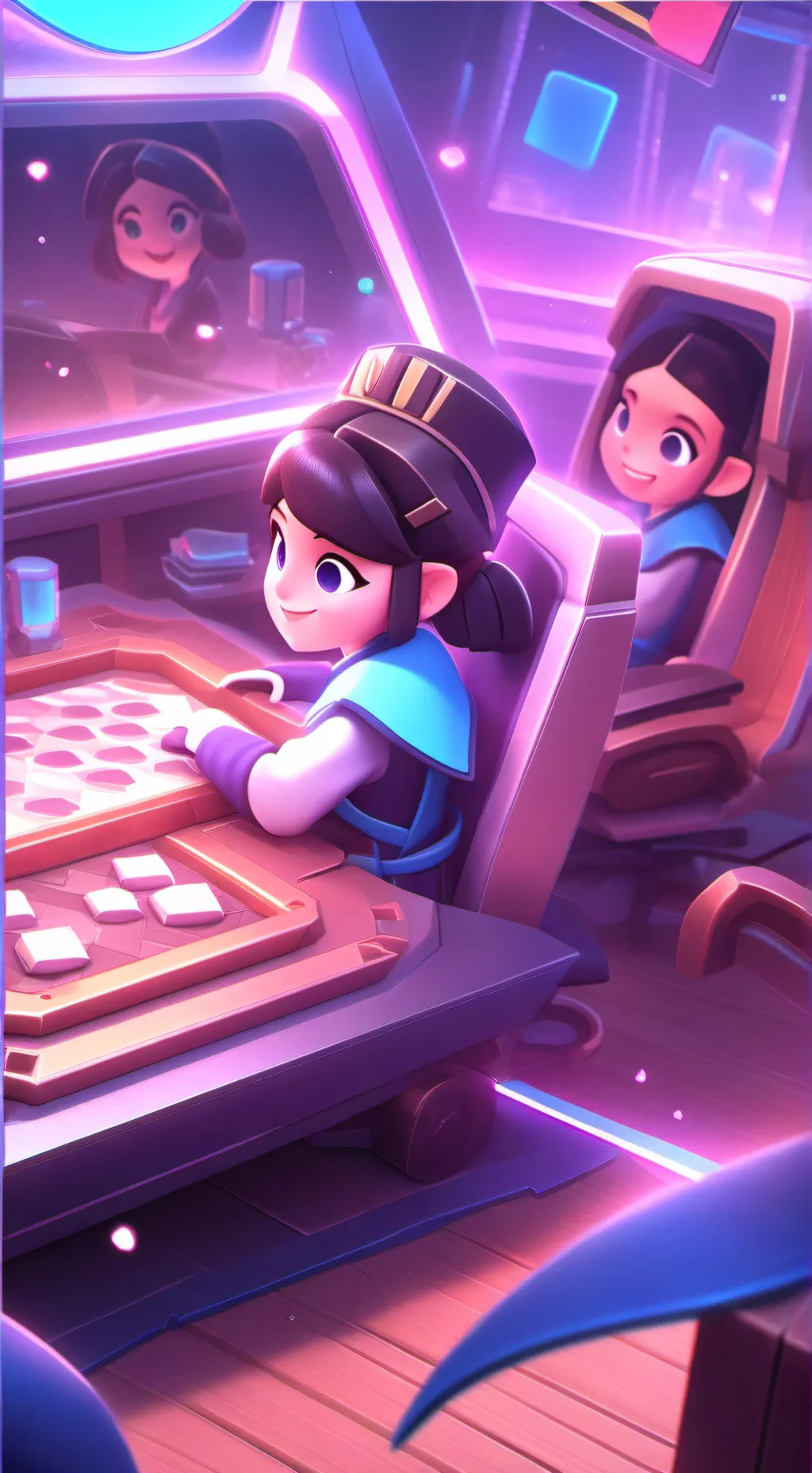 ai character: Tiher background