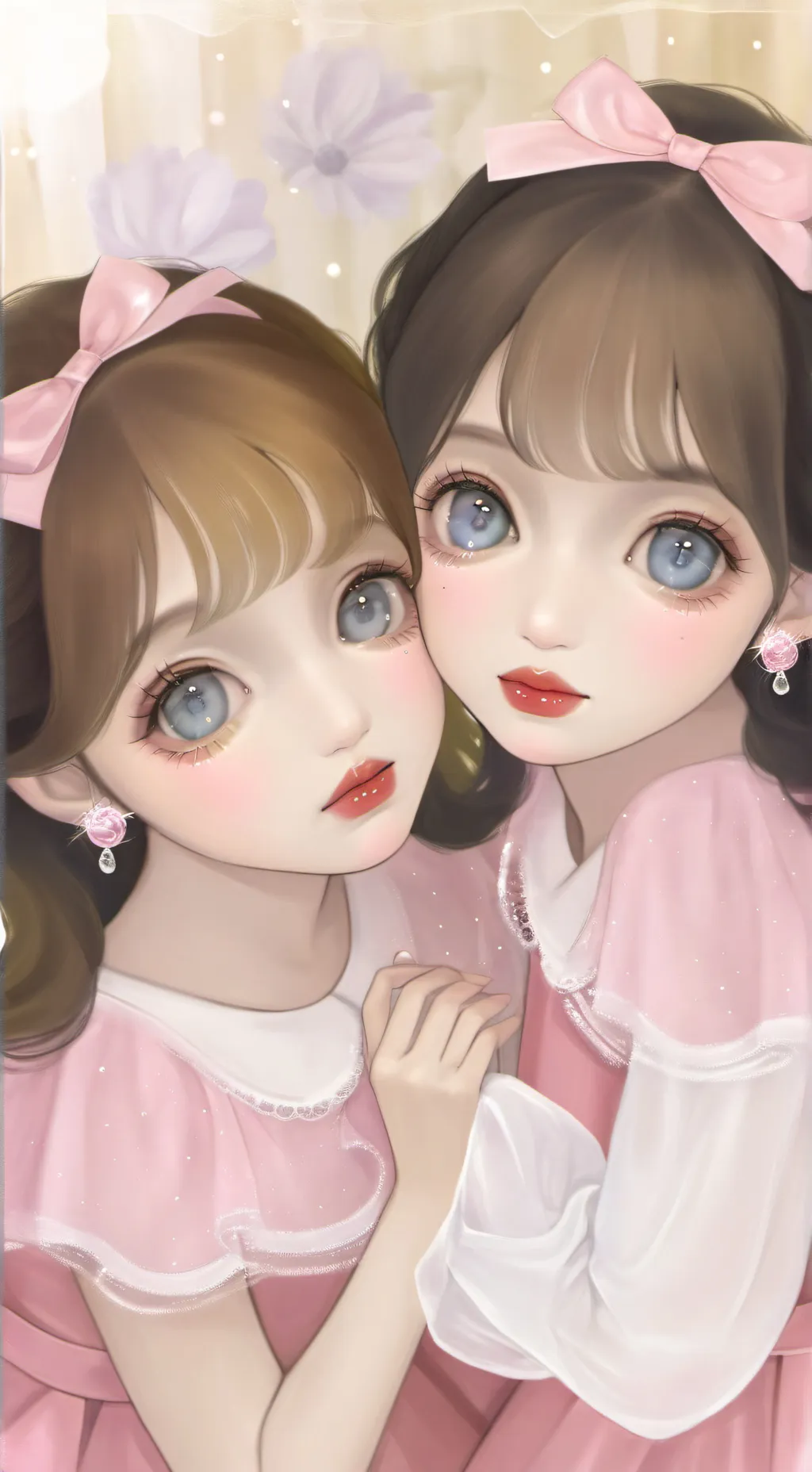 ai character: Babysit sisters  background