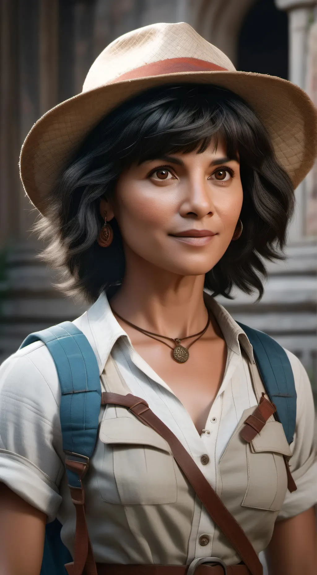 ai character: dora background