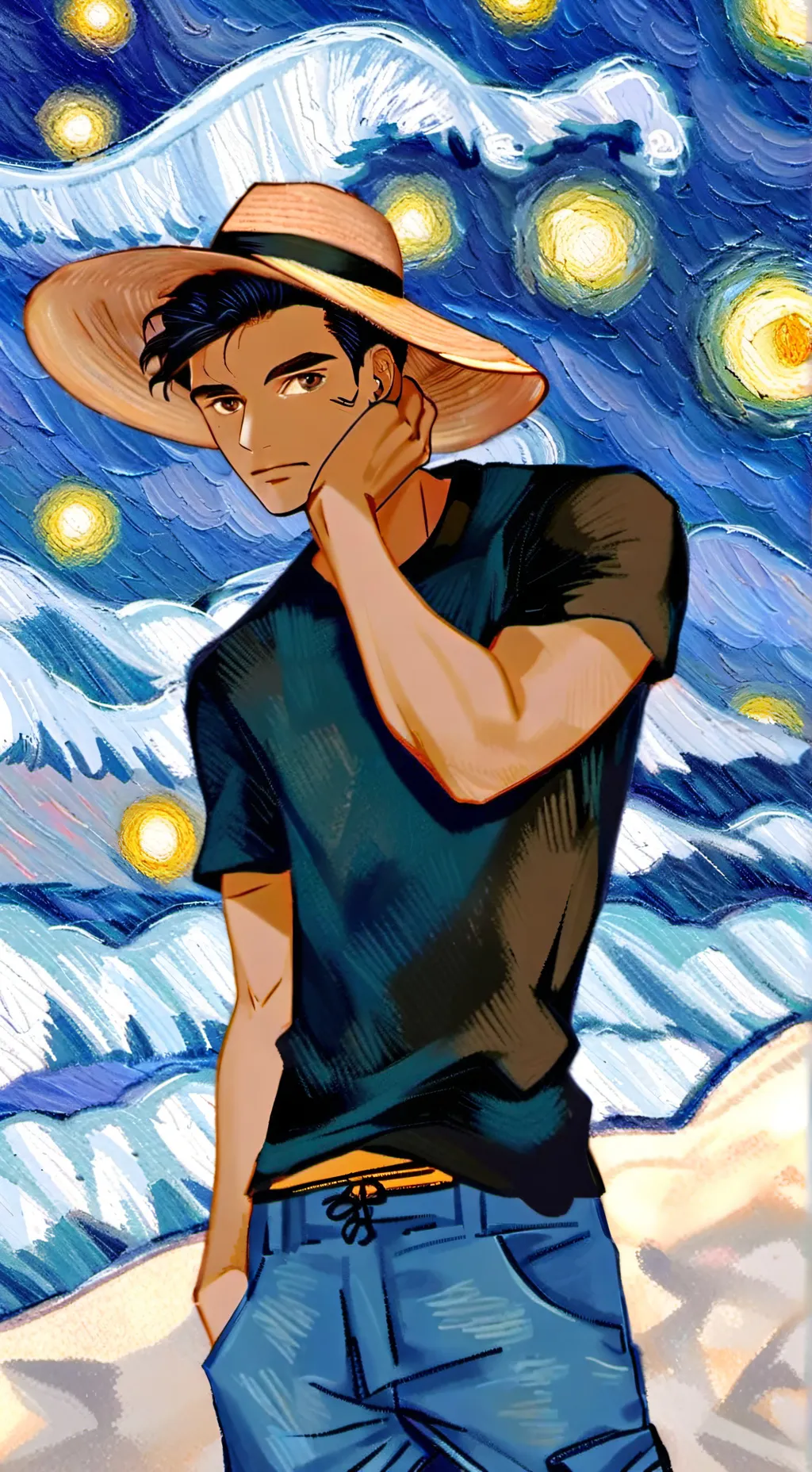 ai character: Dean Patterson  background