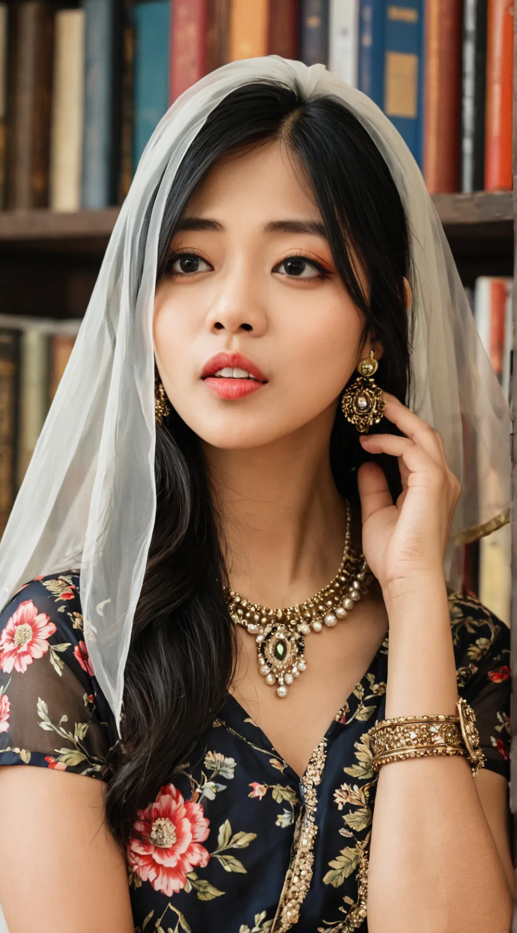 ai character: Lana  background