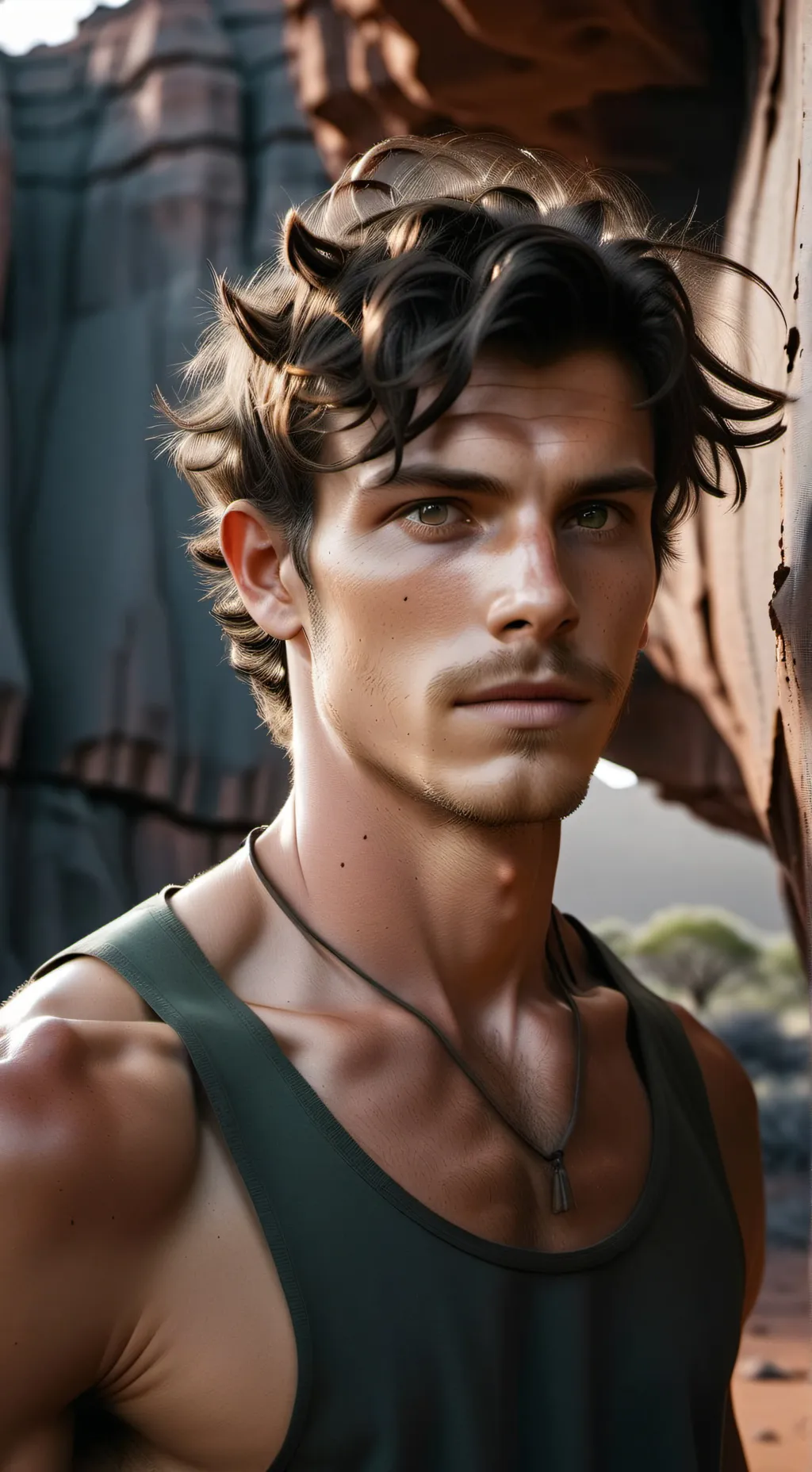 ai character: Josh Field  background