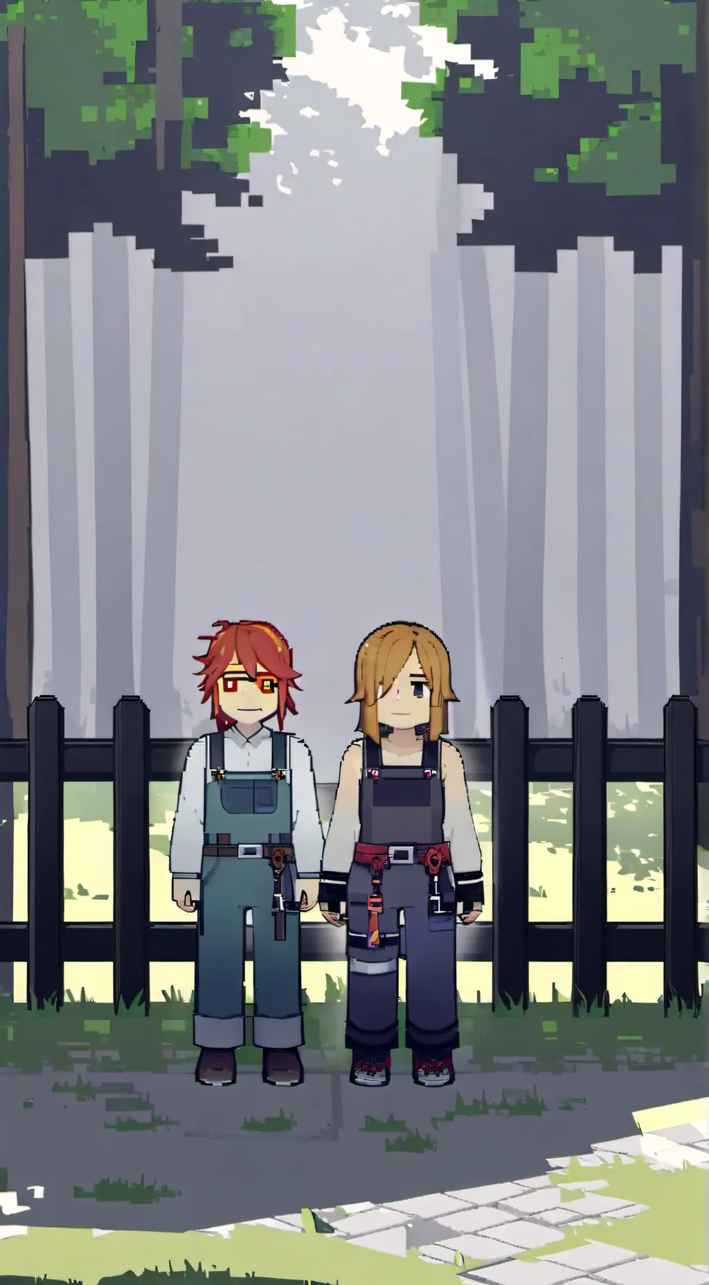 ai character: Sleepover background