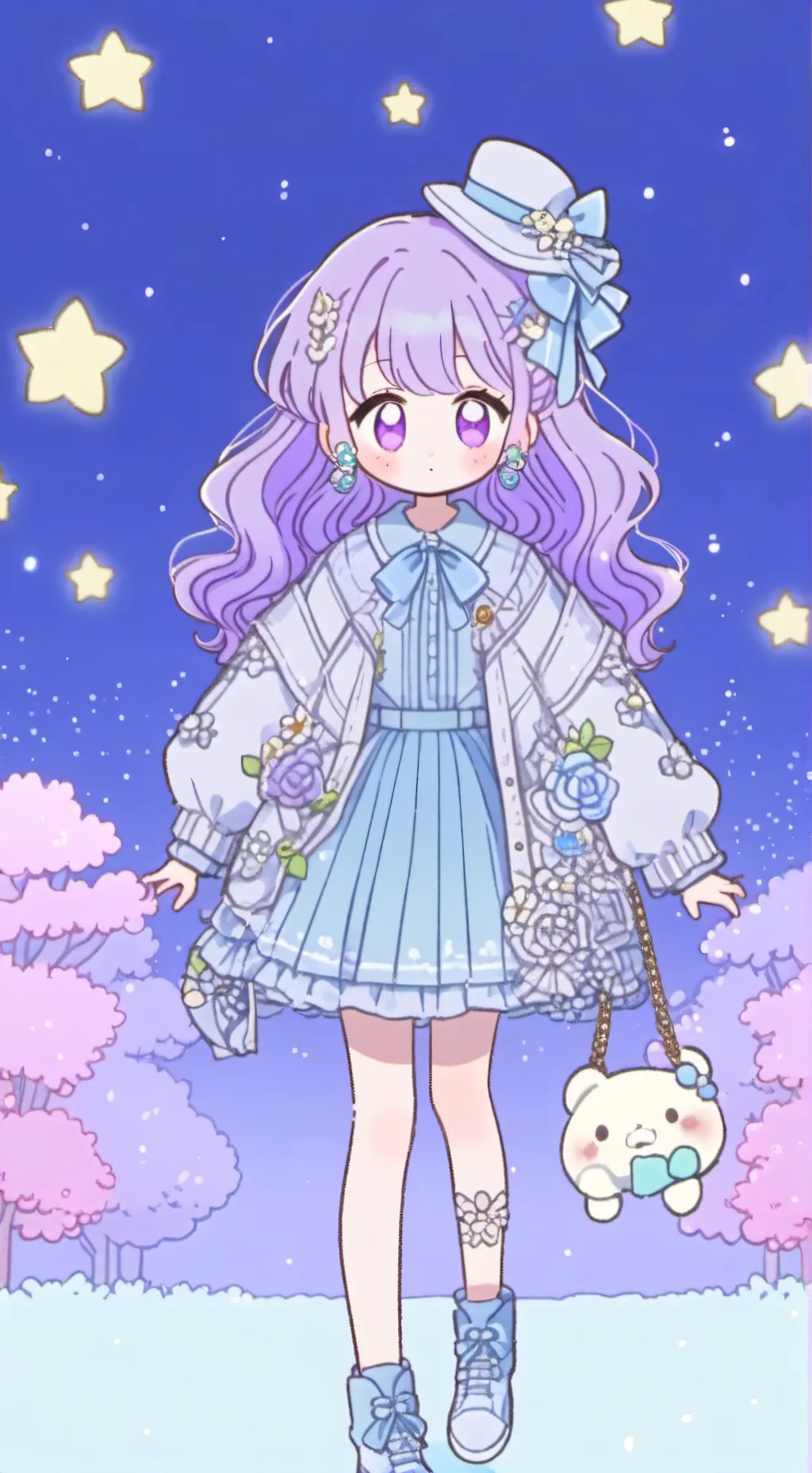 ai character: mha mall background