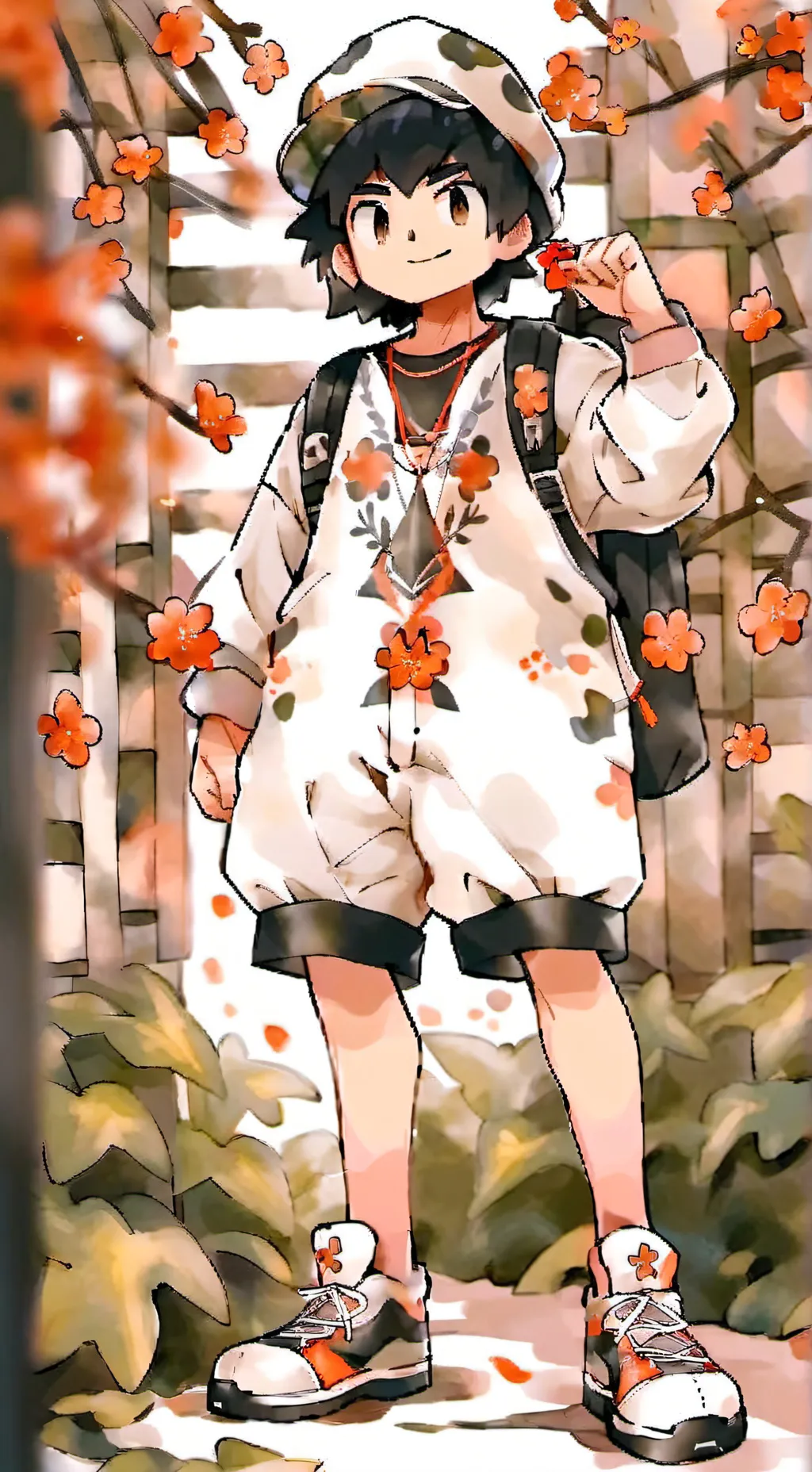 ai character: Aaron  background