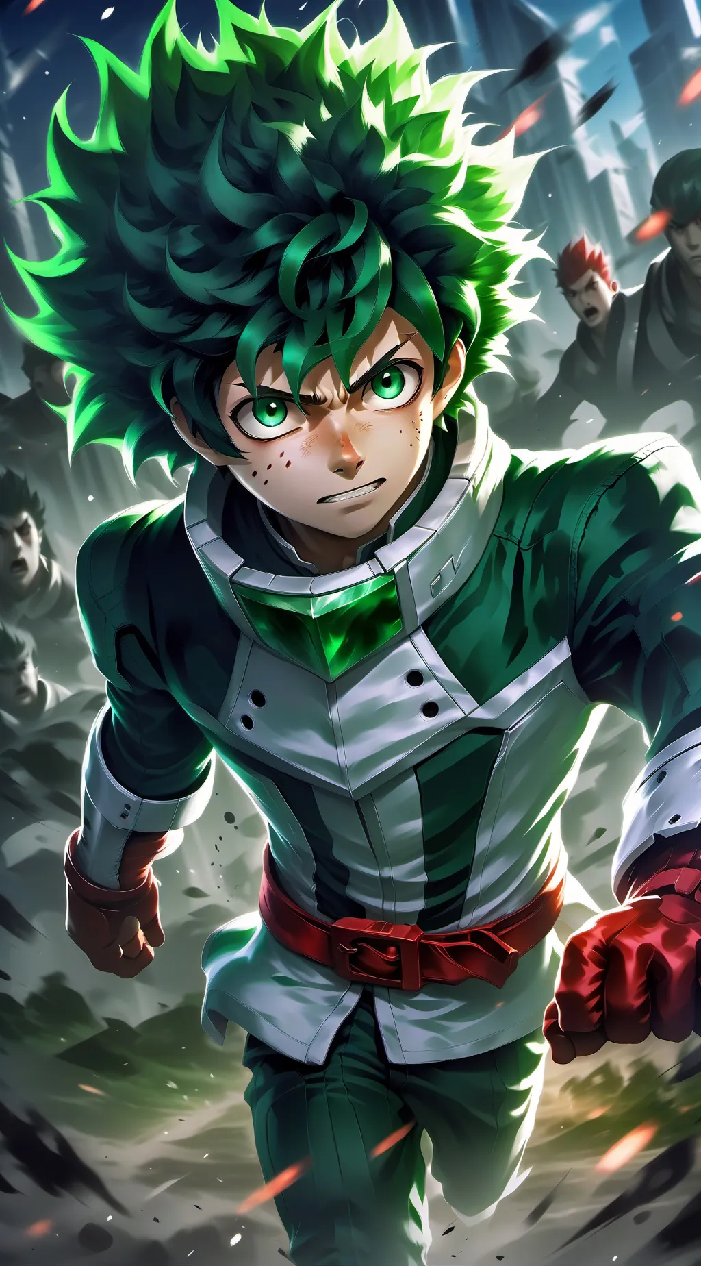 ai character: Izuku Midoriya/Deku background