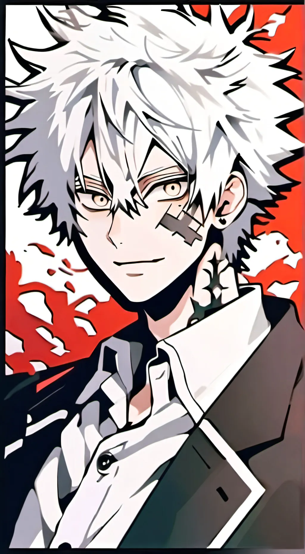 ai character: MHA VALENTINE'S  background