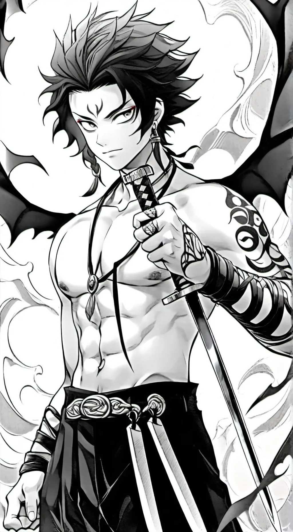 ai character: Hashira pick me background