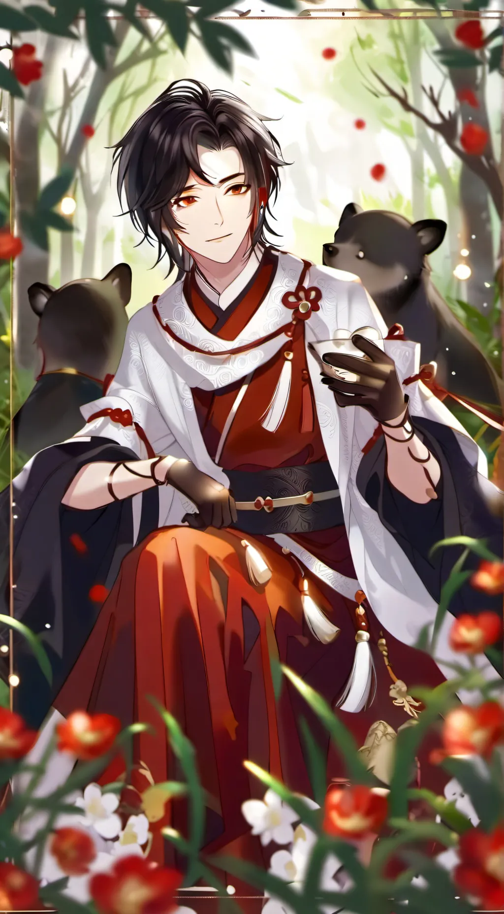 ai character: Sprunki en la play background