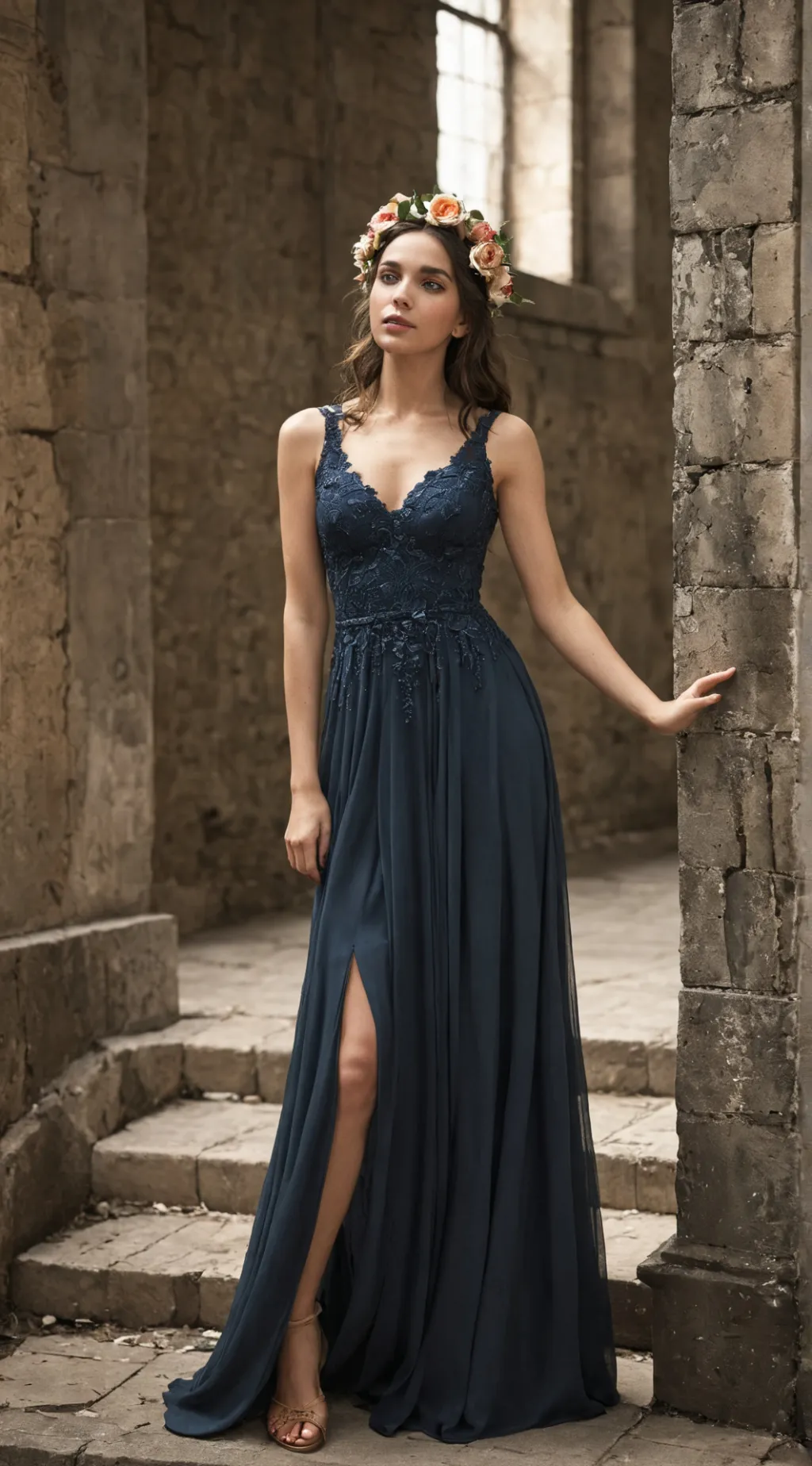 ai character: Lina  background