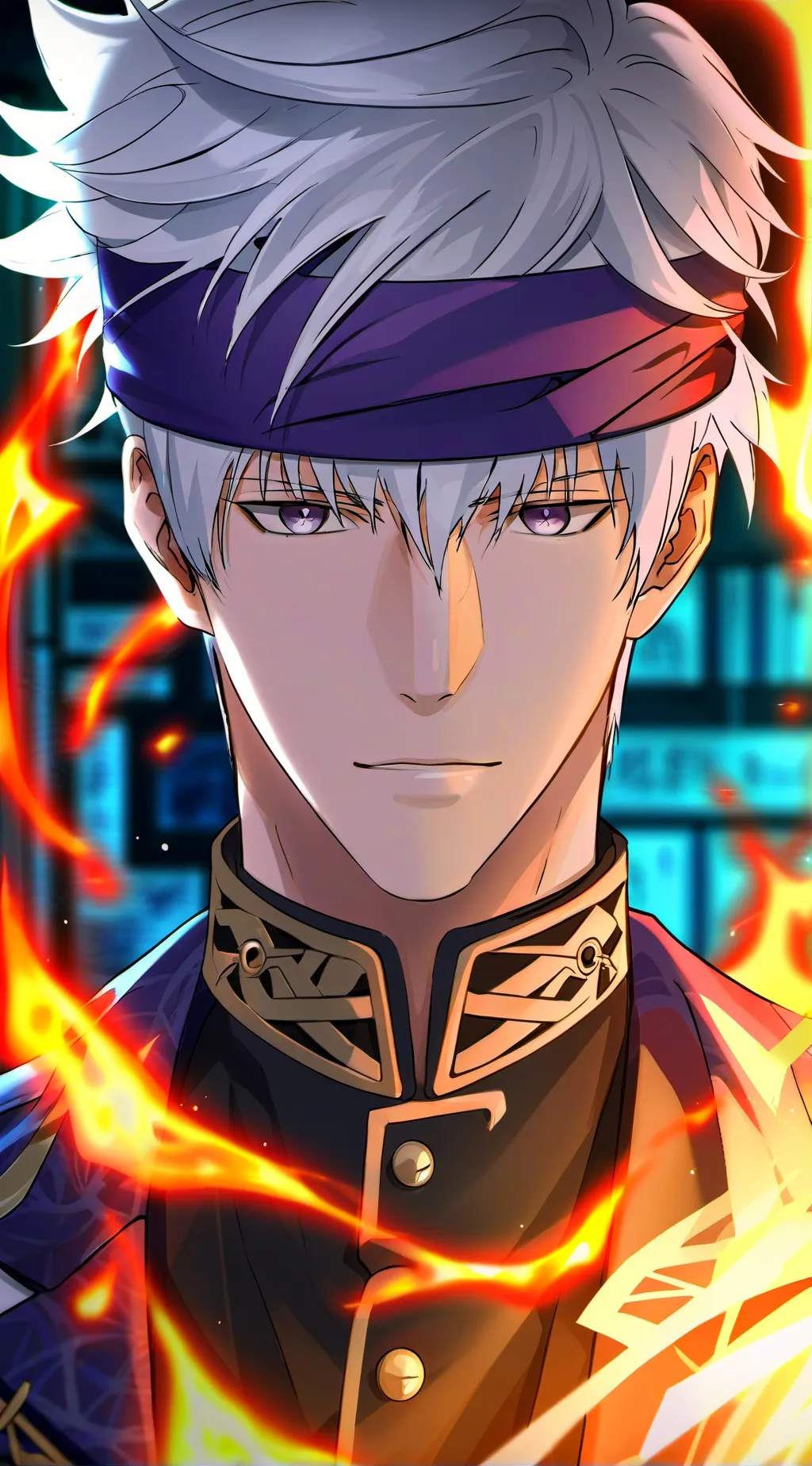 ai character: Gojo Satoru background