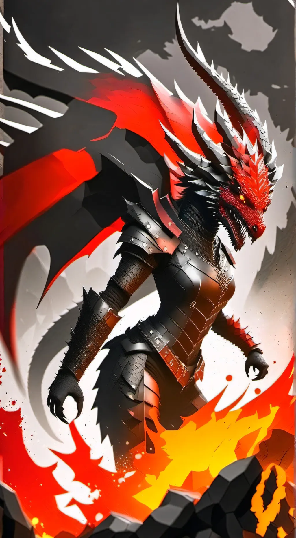 ai character: Daila Dragon background