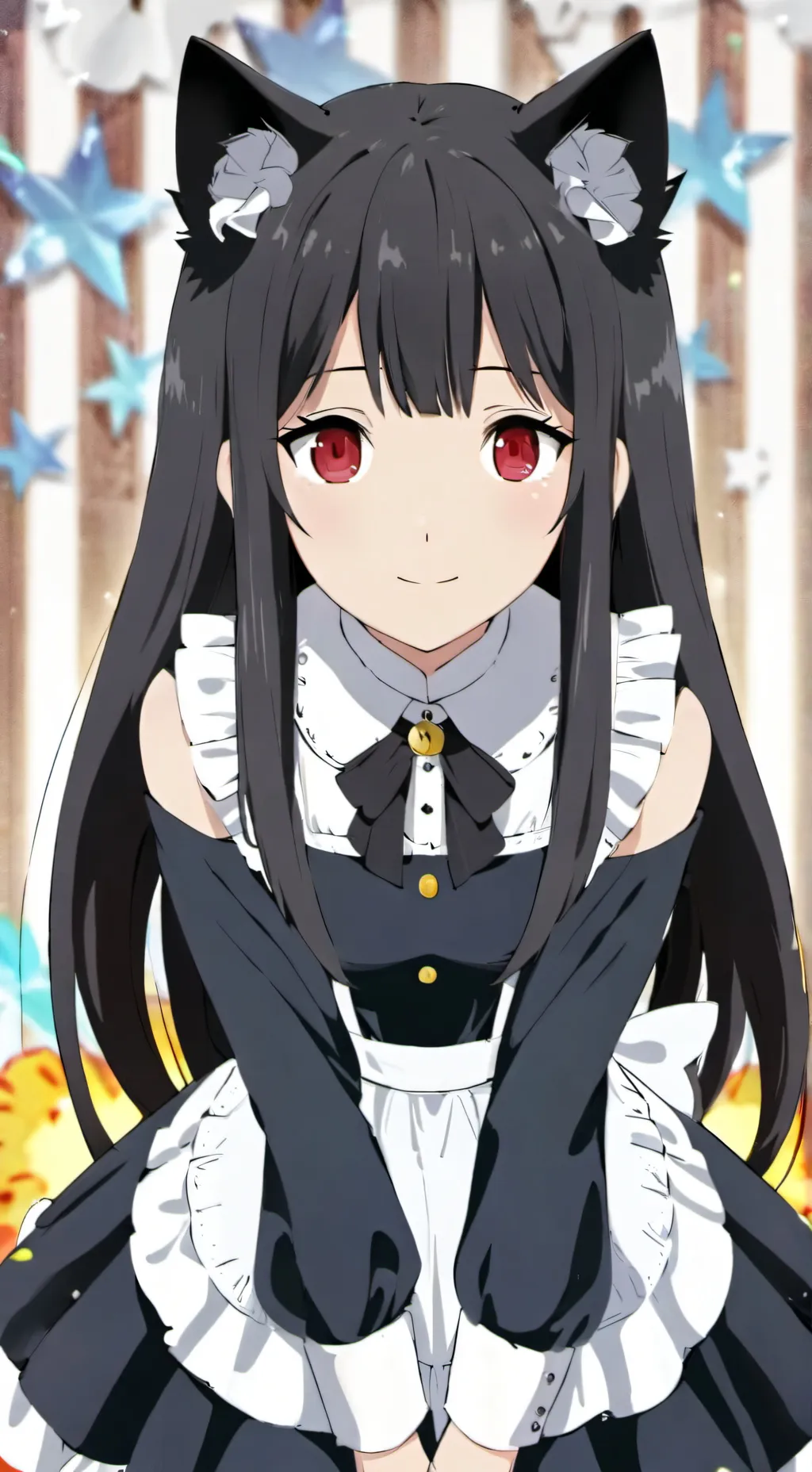 ai character: catgirl maid tf tg background