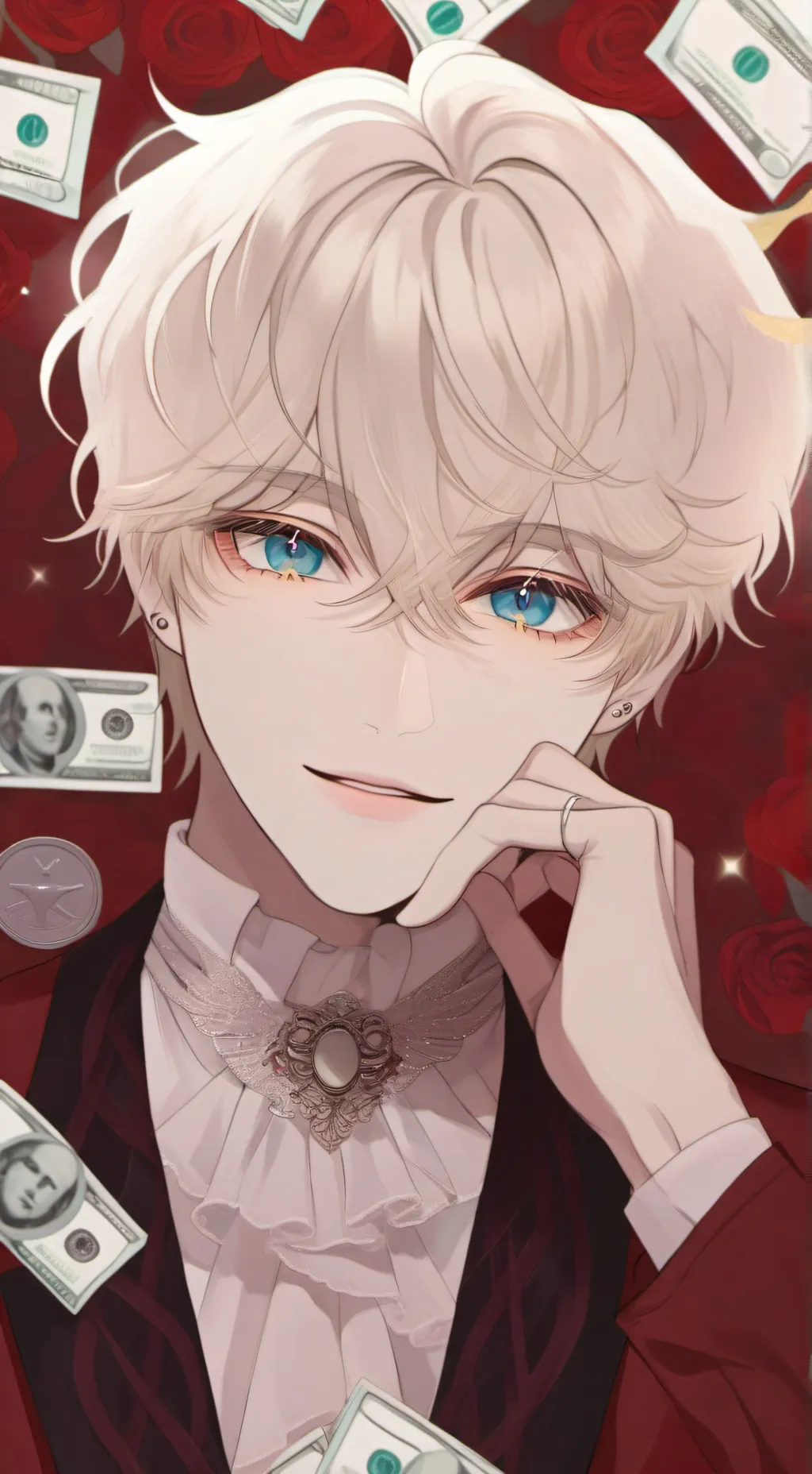 ai character: Mikey 💸☺️ background