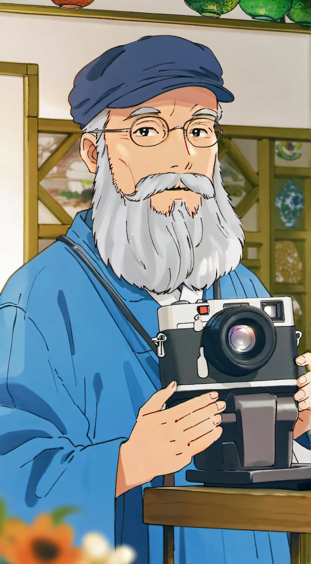 ai character: Abuelo Ramiro  background