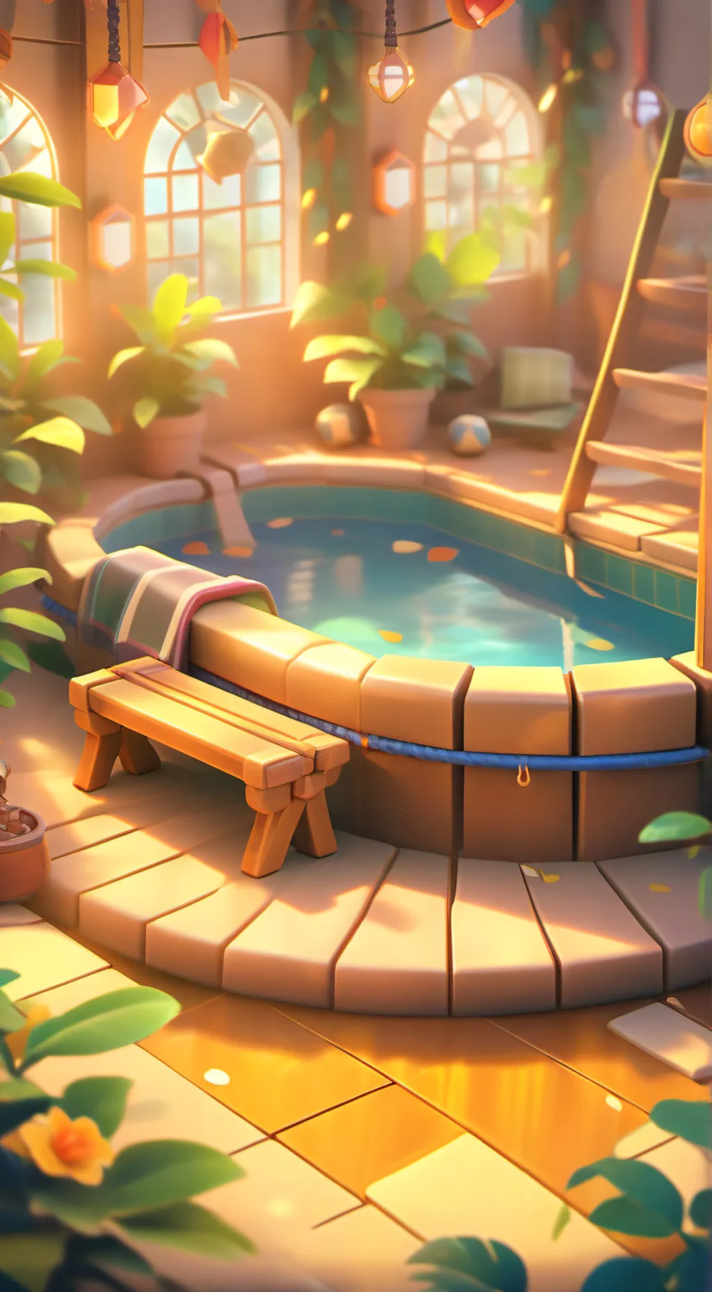 ai character: DW HANGOUT <3 background