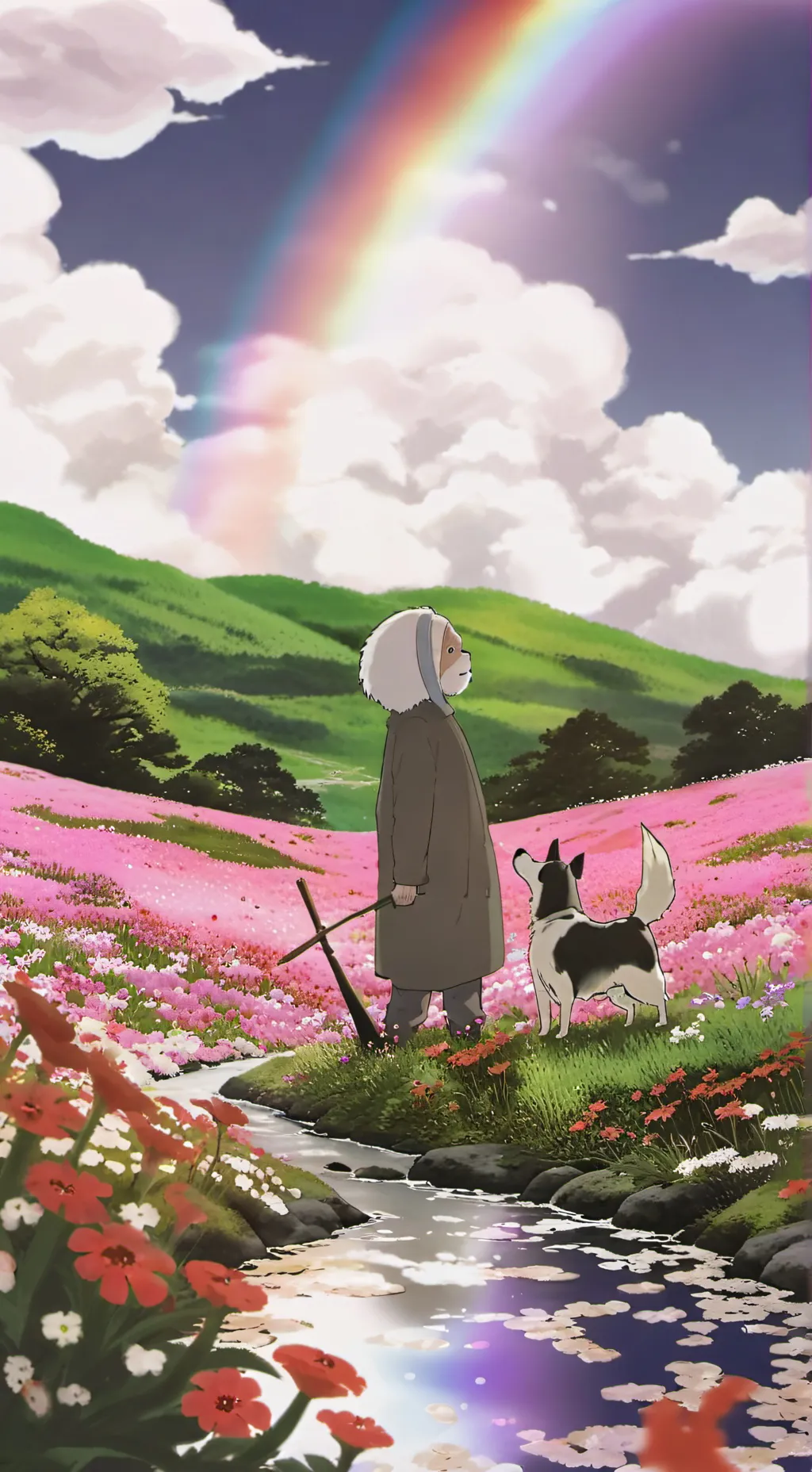 ai character: luna background