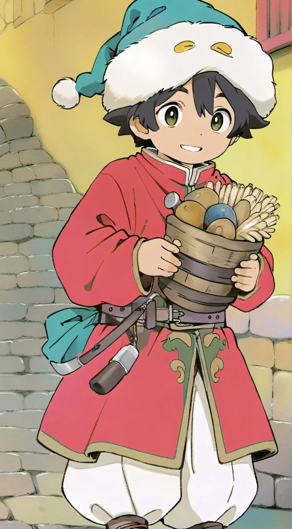 ai character: nicolas druming background