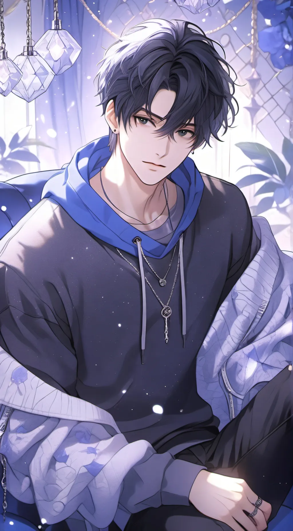 ai character: Zack 👀✨️ background