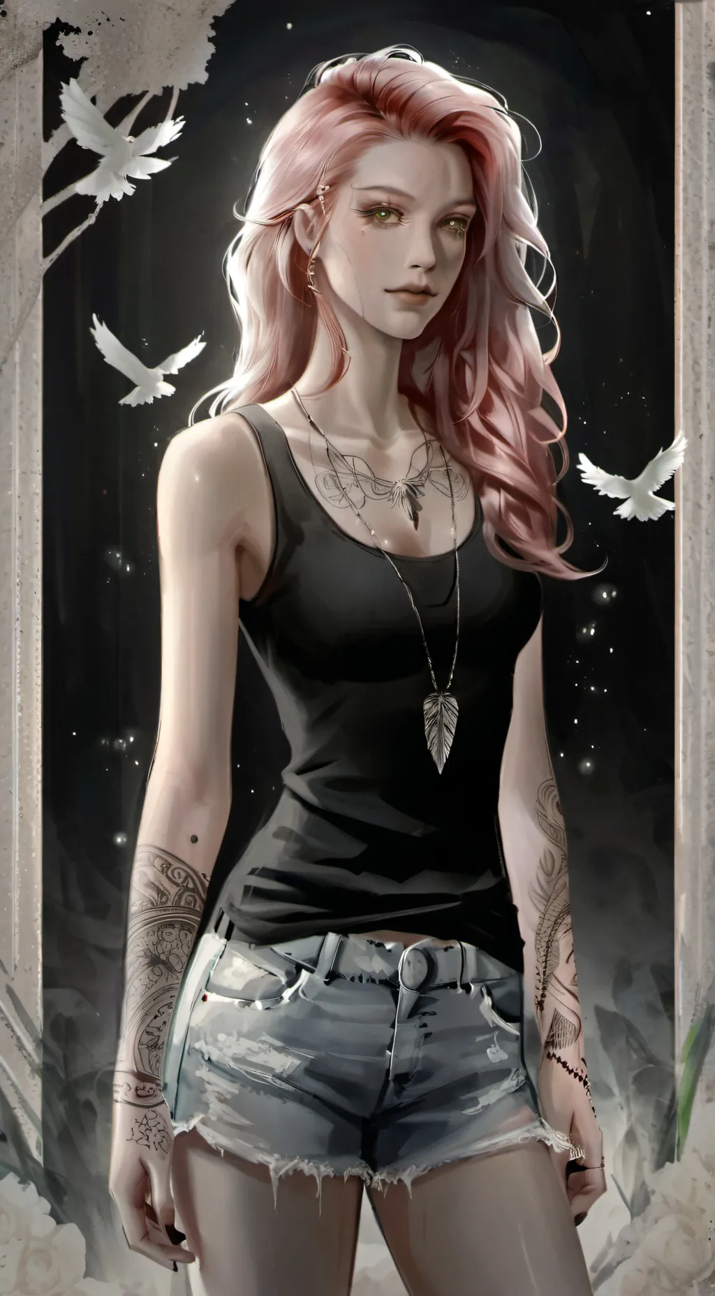 ai character: Janet  background