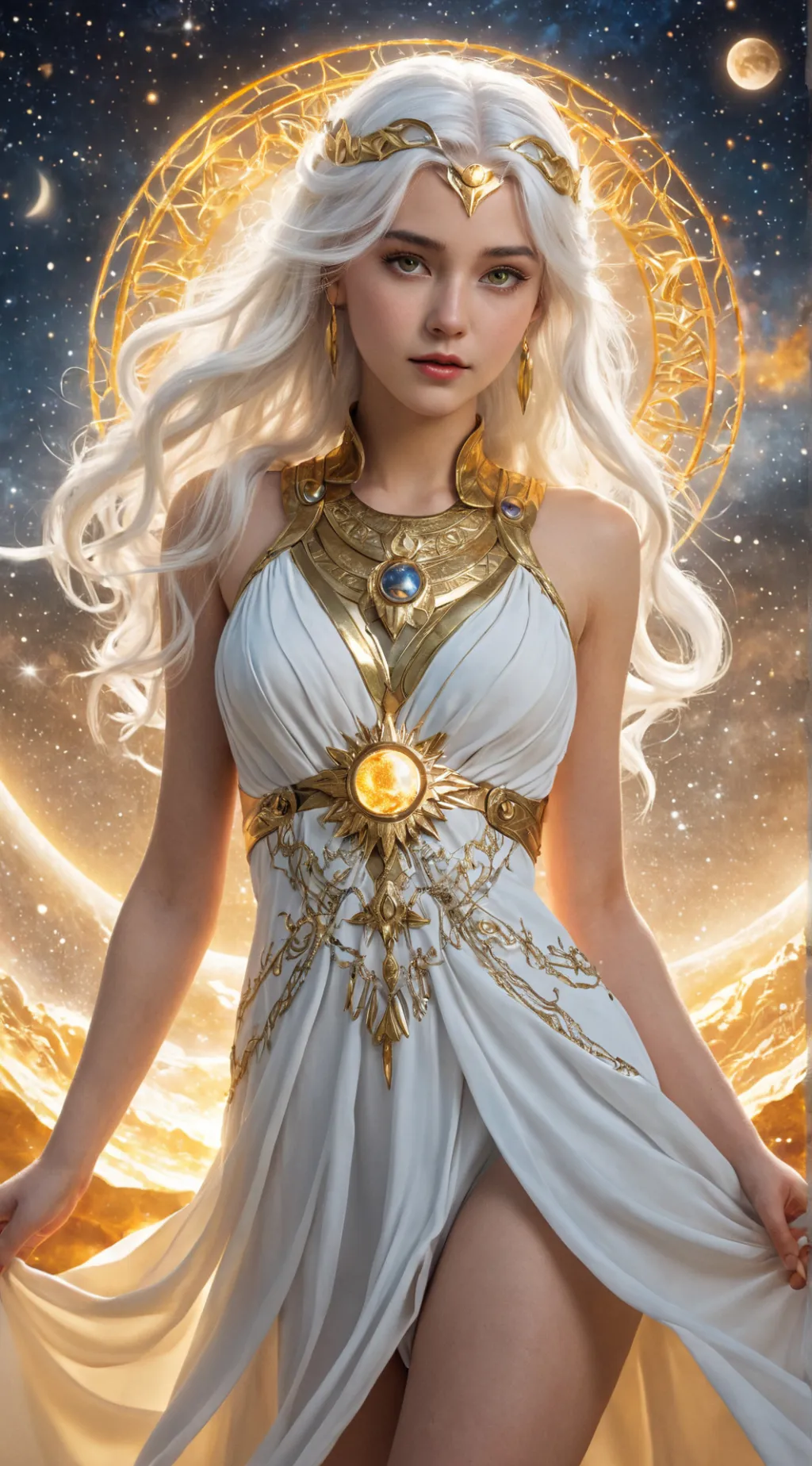 ai character: Celeste  background