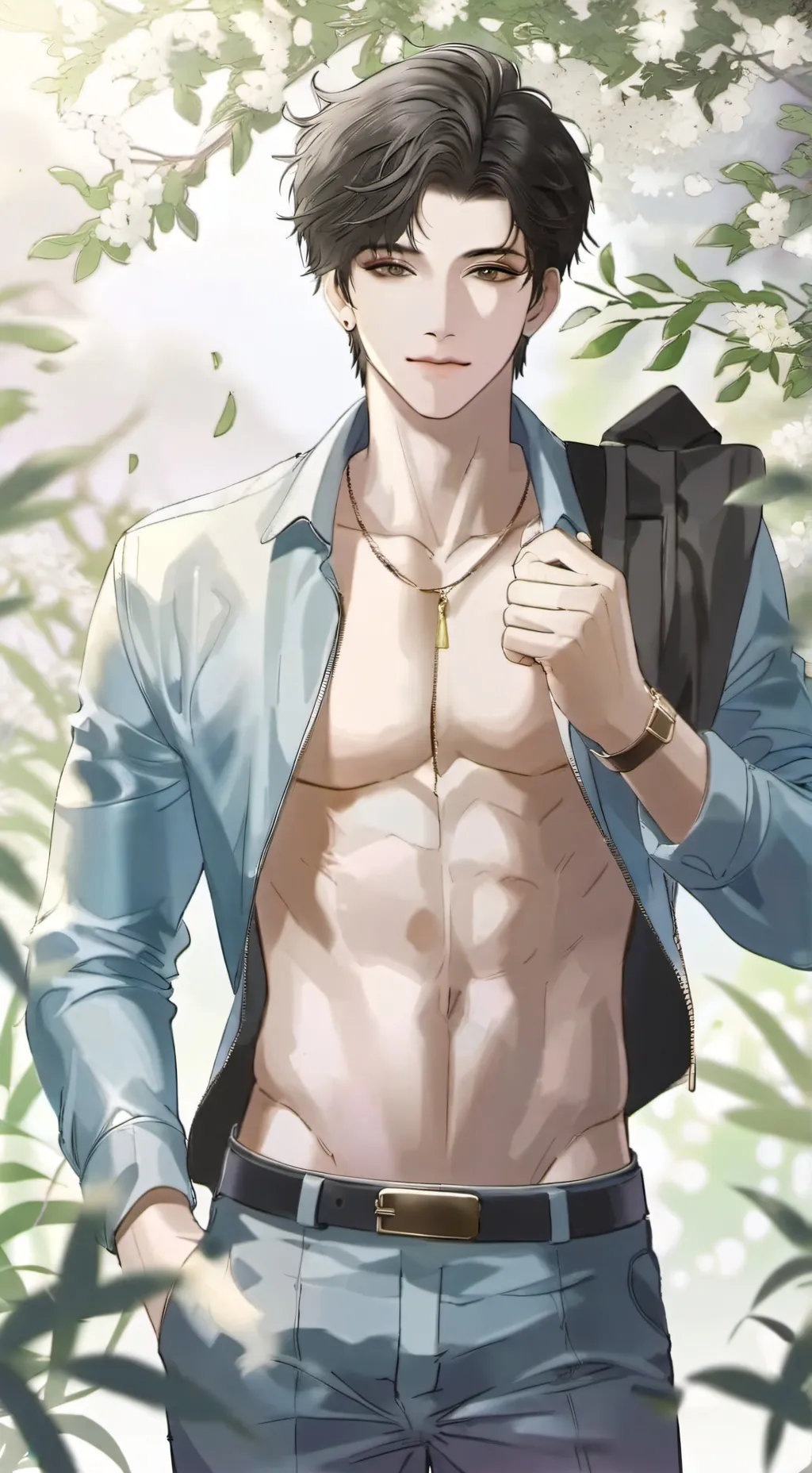 ai character: •◇Sebastian◇• background