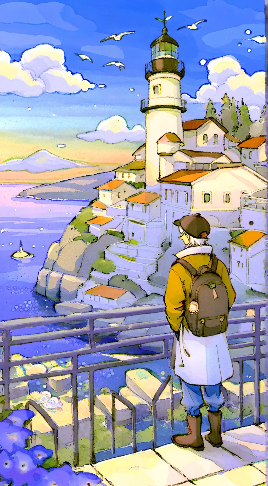 ai character: got shrunk background