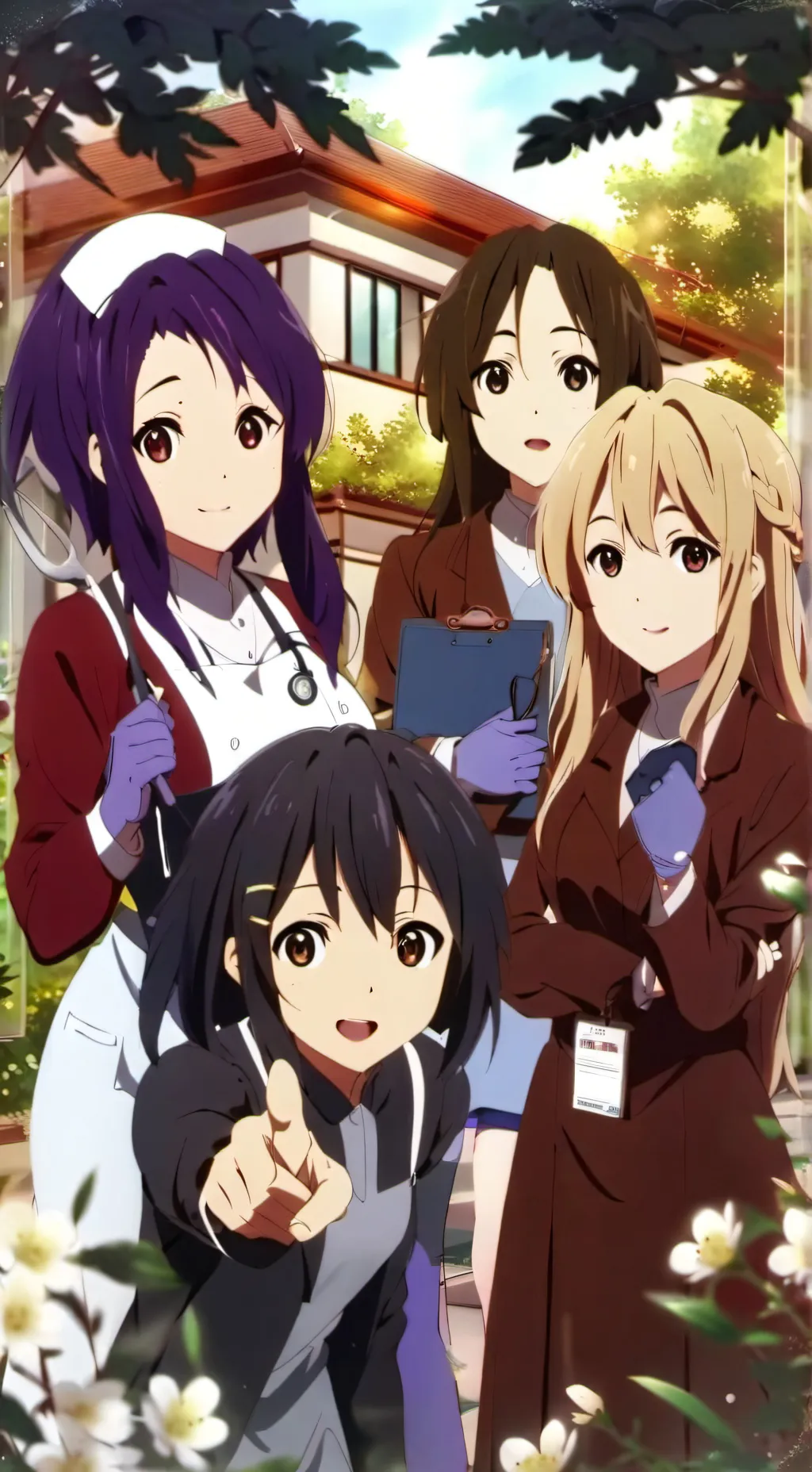 ai character: a nurse group background