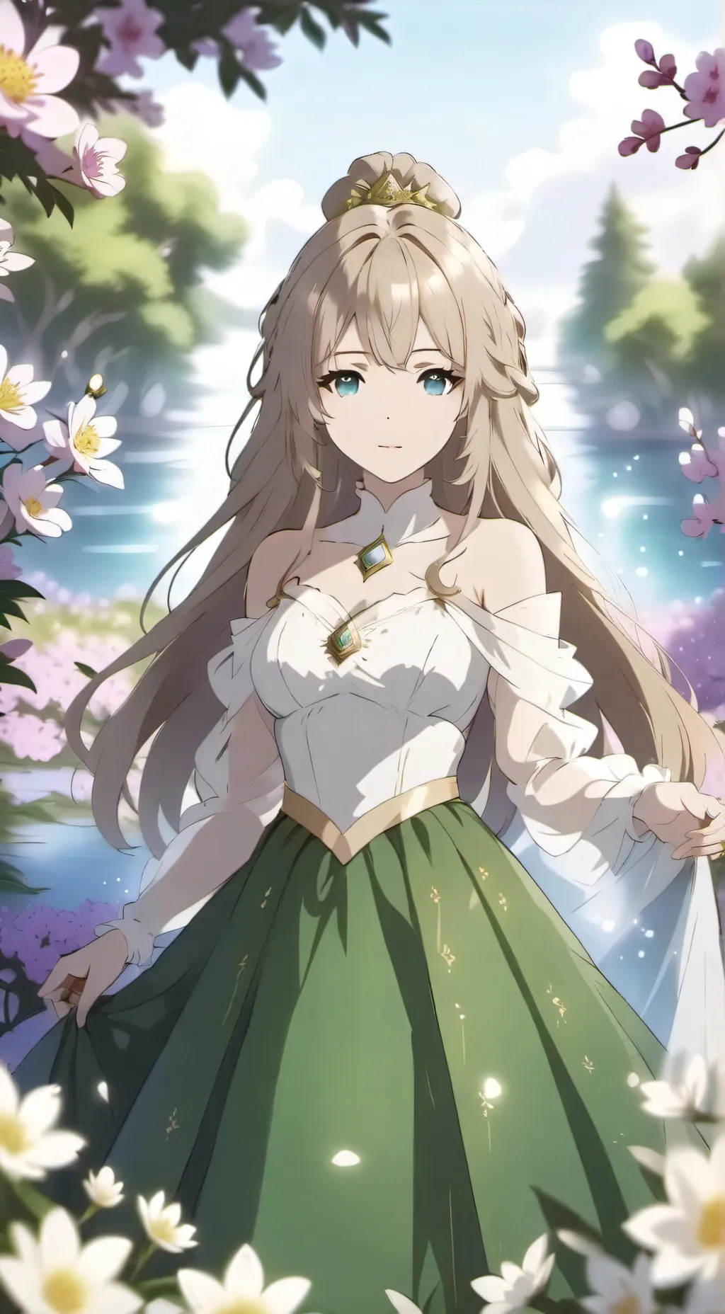 ai character: Princess  background