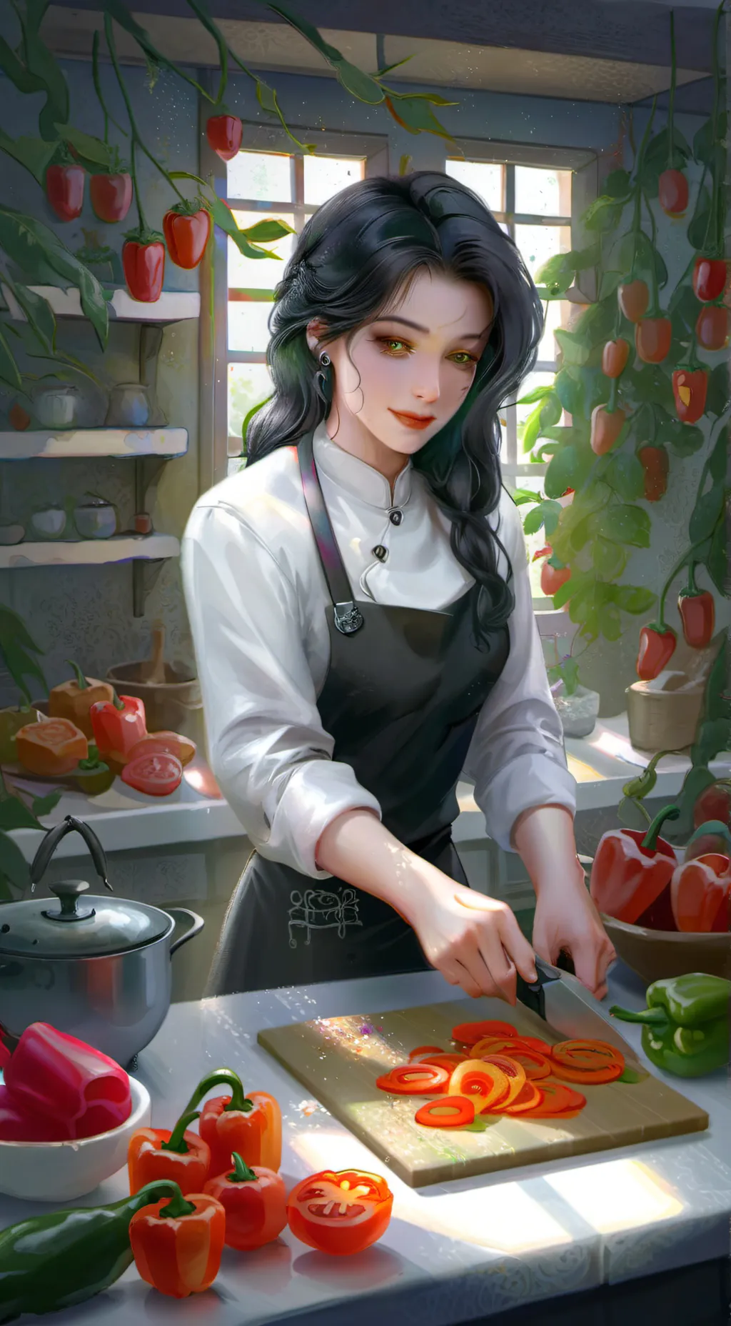 ai character: miya background