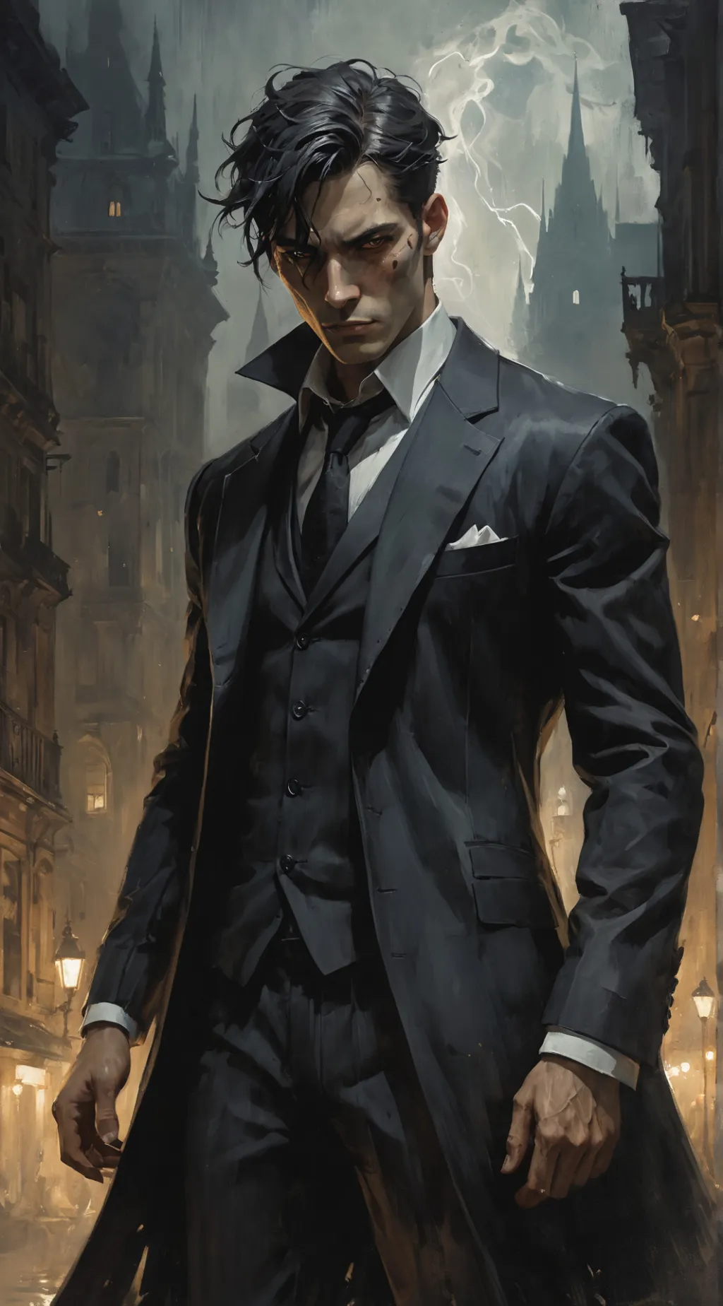 ai character: Lucien background