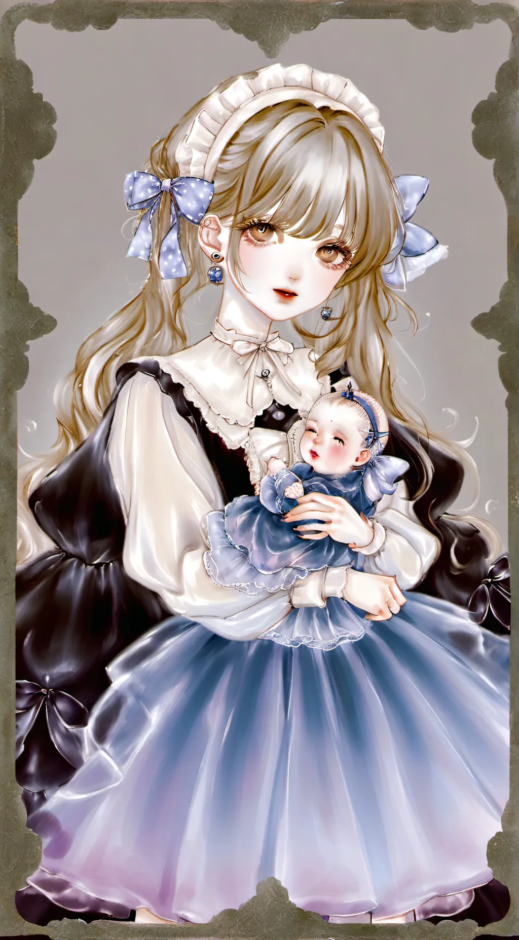 ai character: Newborn daughter background