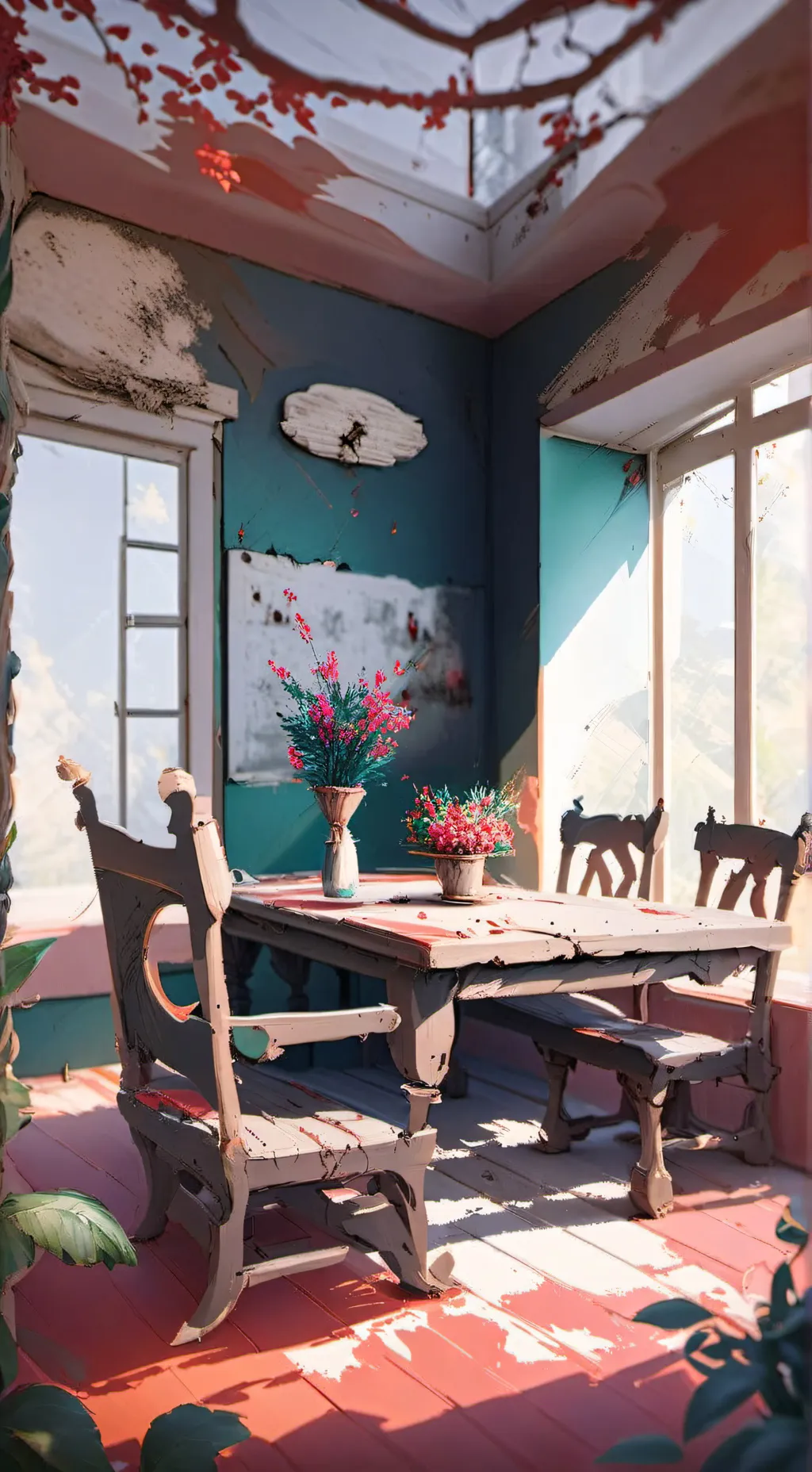 ai character: Gang group background