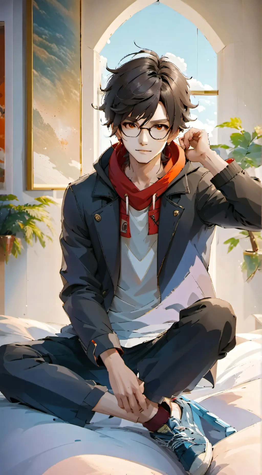 ai character: Damien background