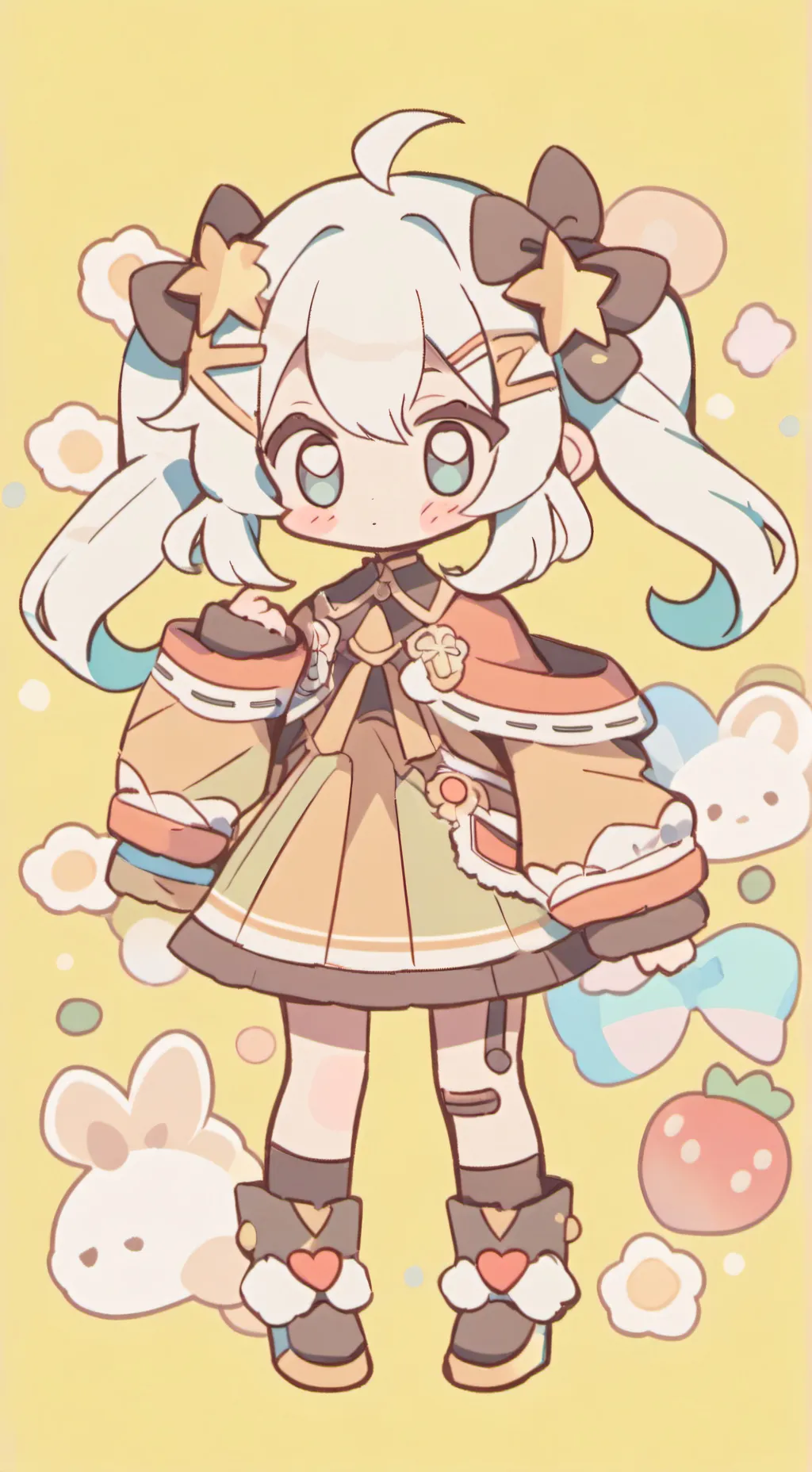 ai character: 1x1x1x1  background