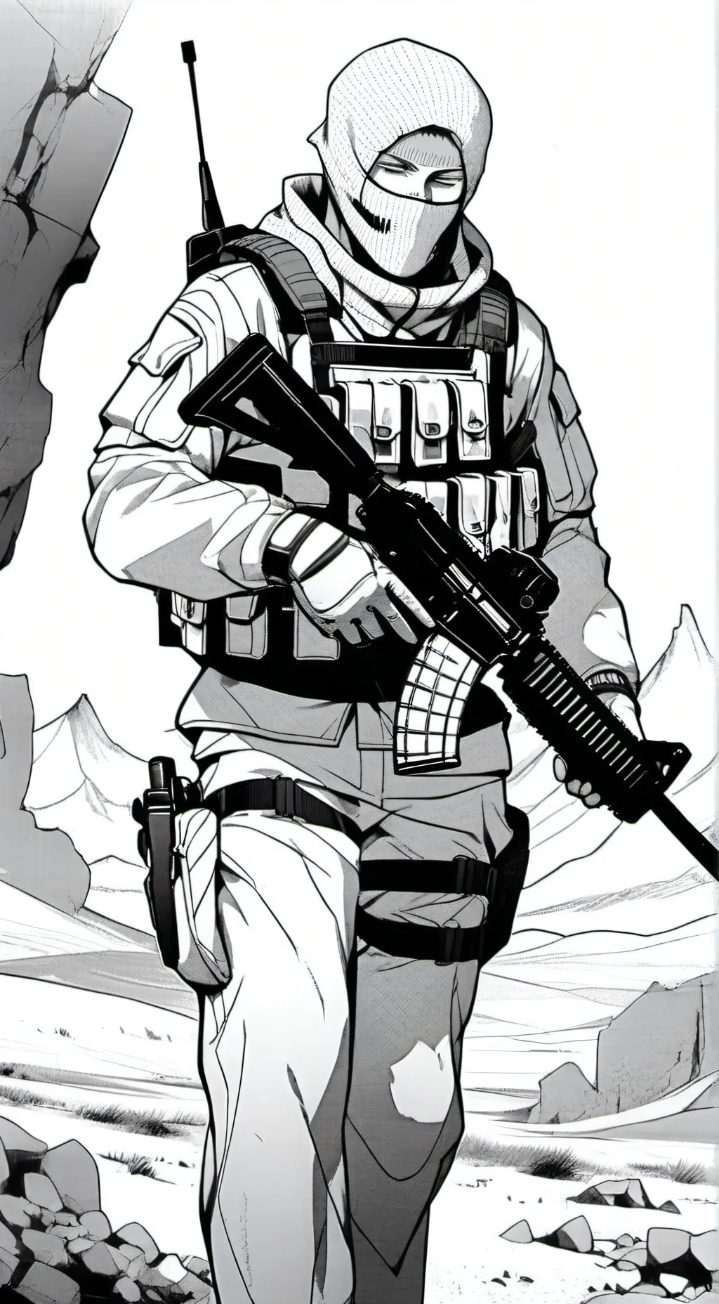 ai character: П. Диксон background