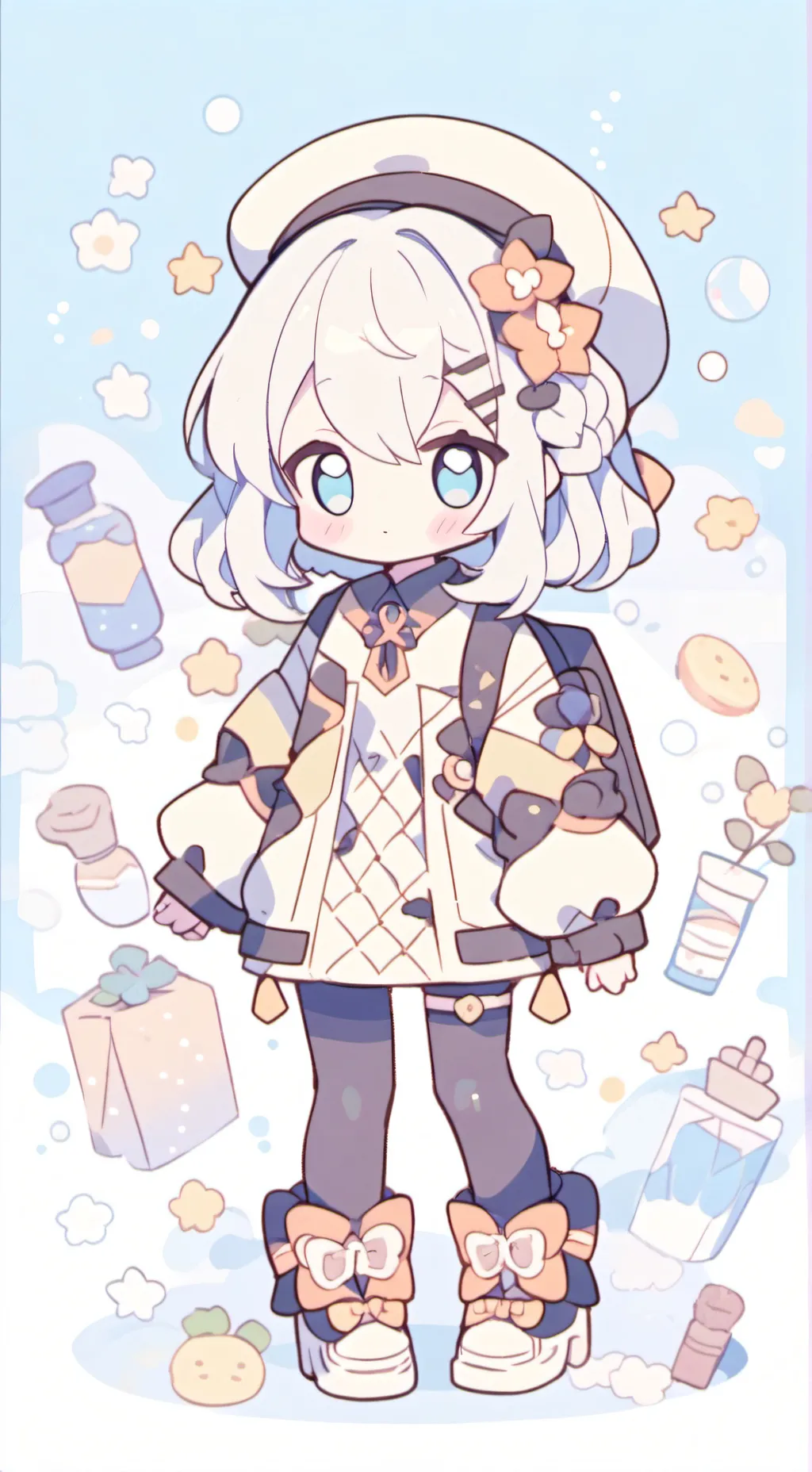 ai character: molly!!<3 background