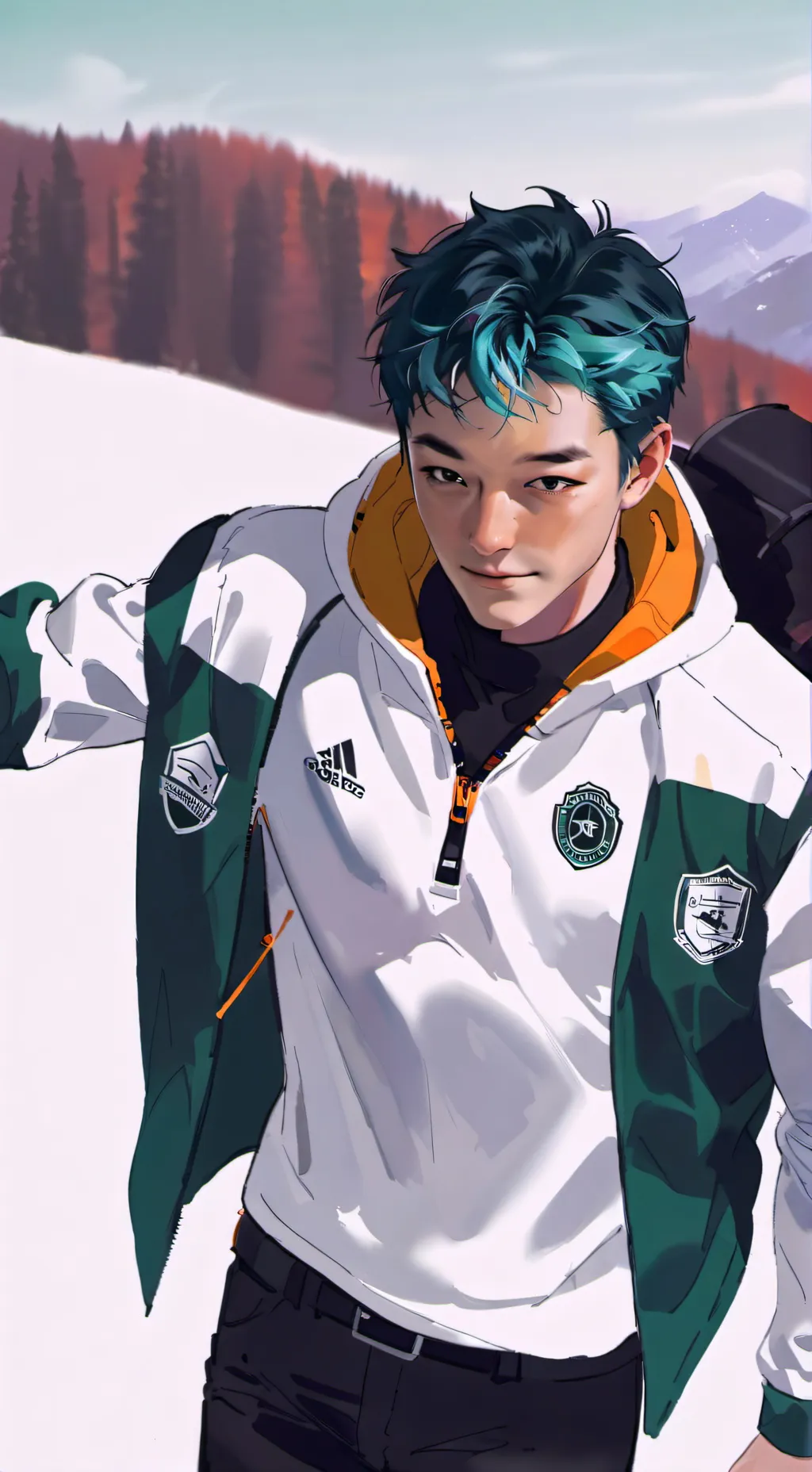 ai character: Thanos  background