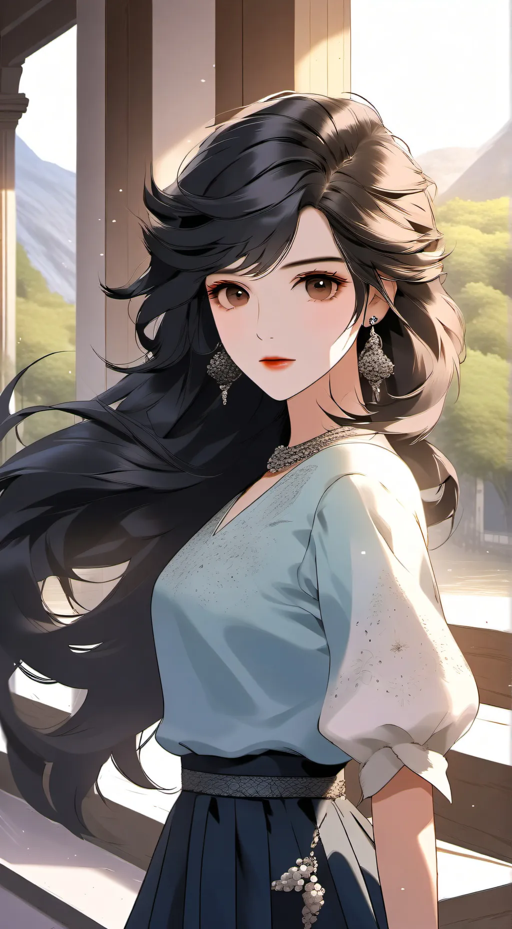 ai character: элизабет background