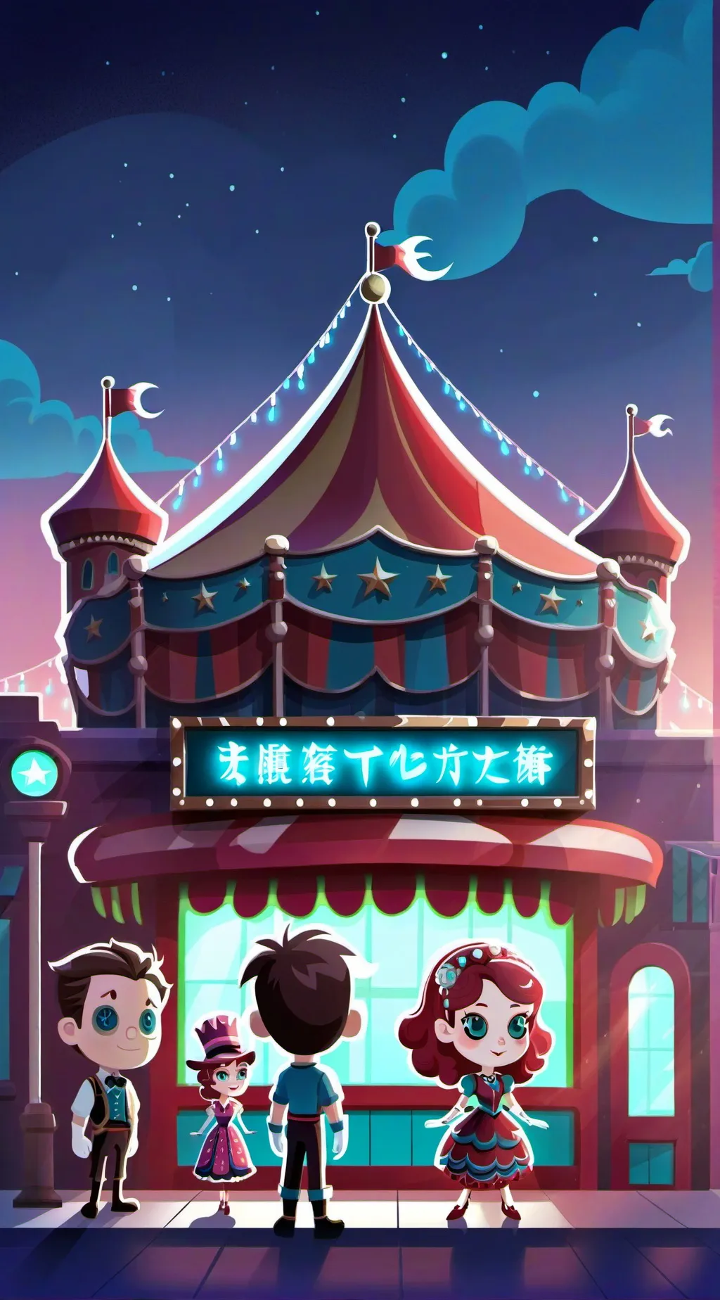 ai character: tadc background