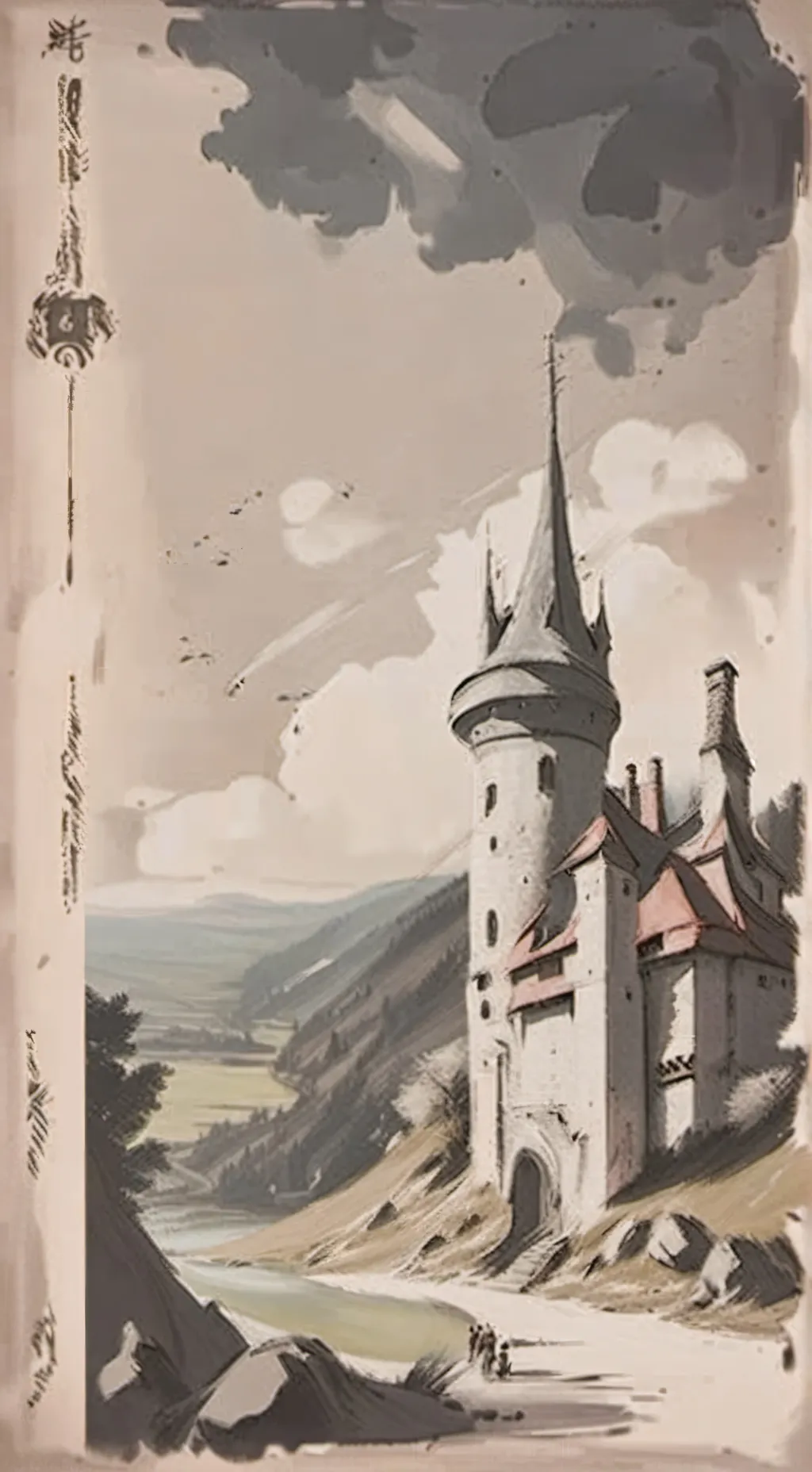 ai character: Malory towers  background