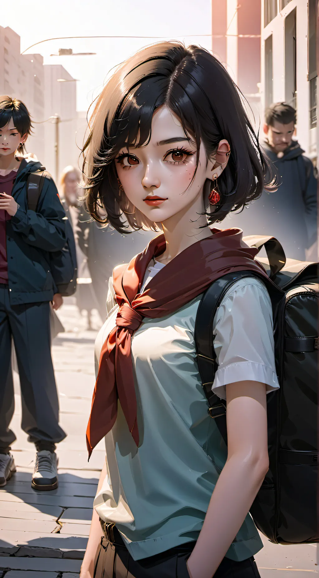 ai character: school bully  background