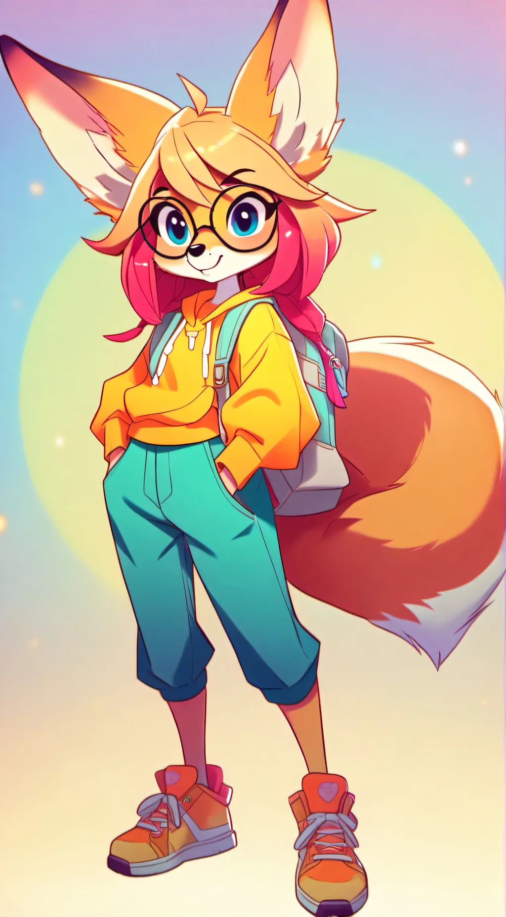 ai character: foxy  background