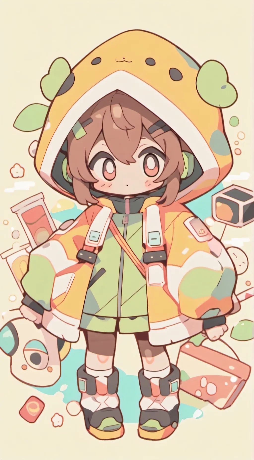 ai character: Squid game background