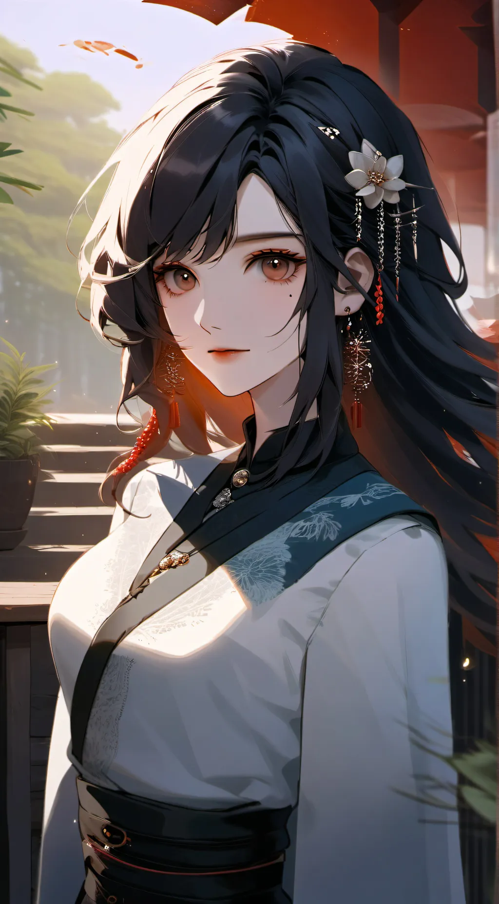 ai character: Hakime  background