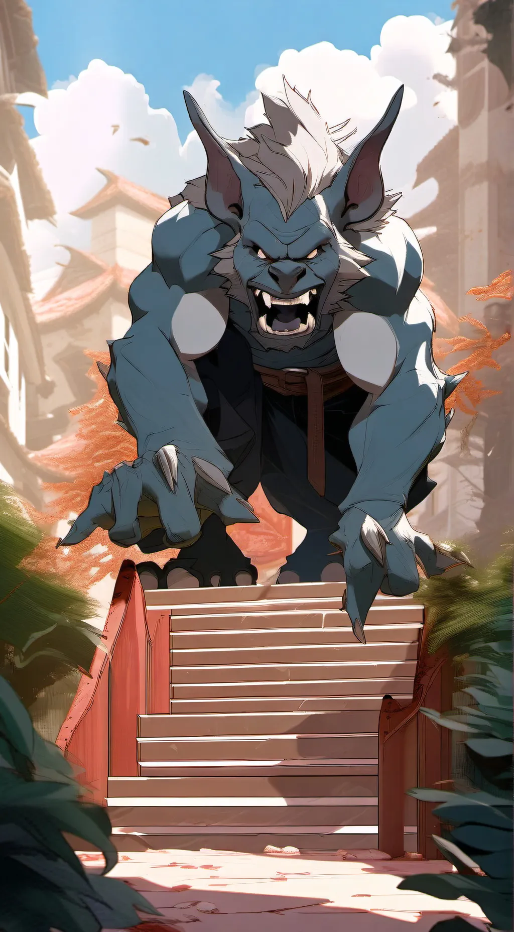 ai character: Gargoyles background