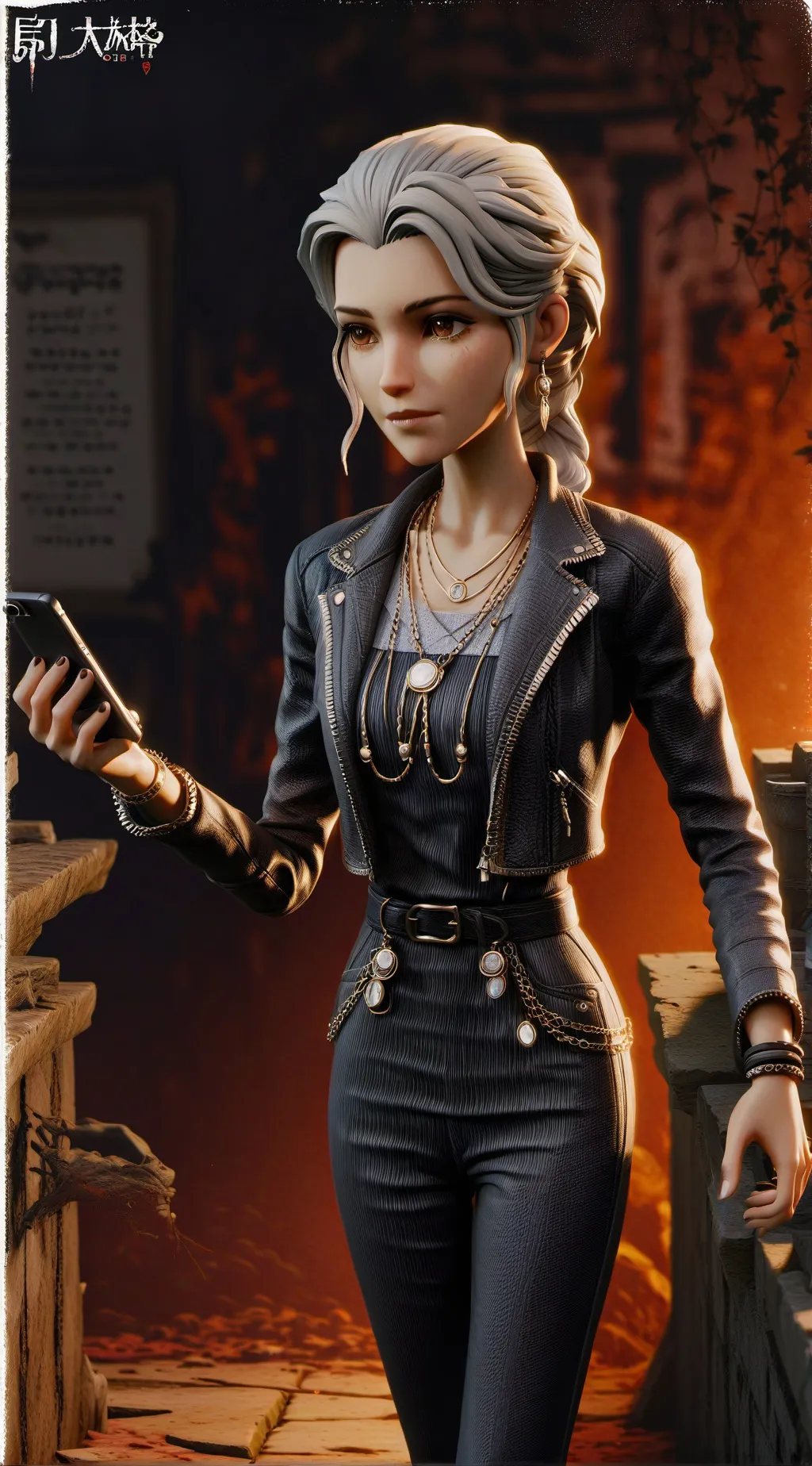 ai character: Noelia's Tech Takeover background