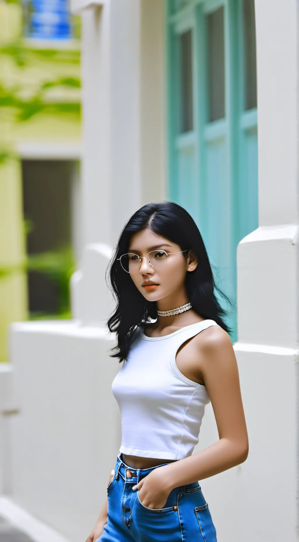 ai character: Lina from dti background